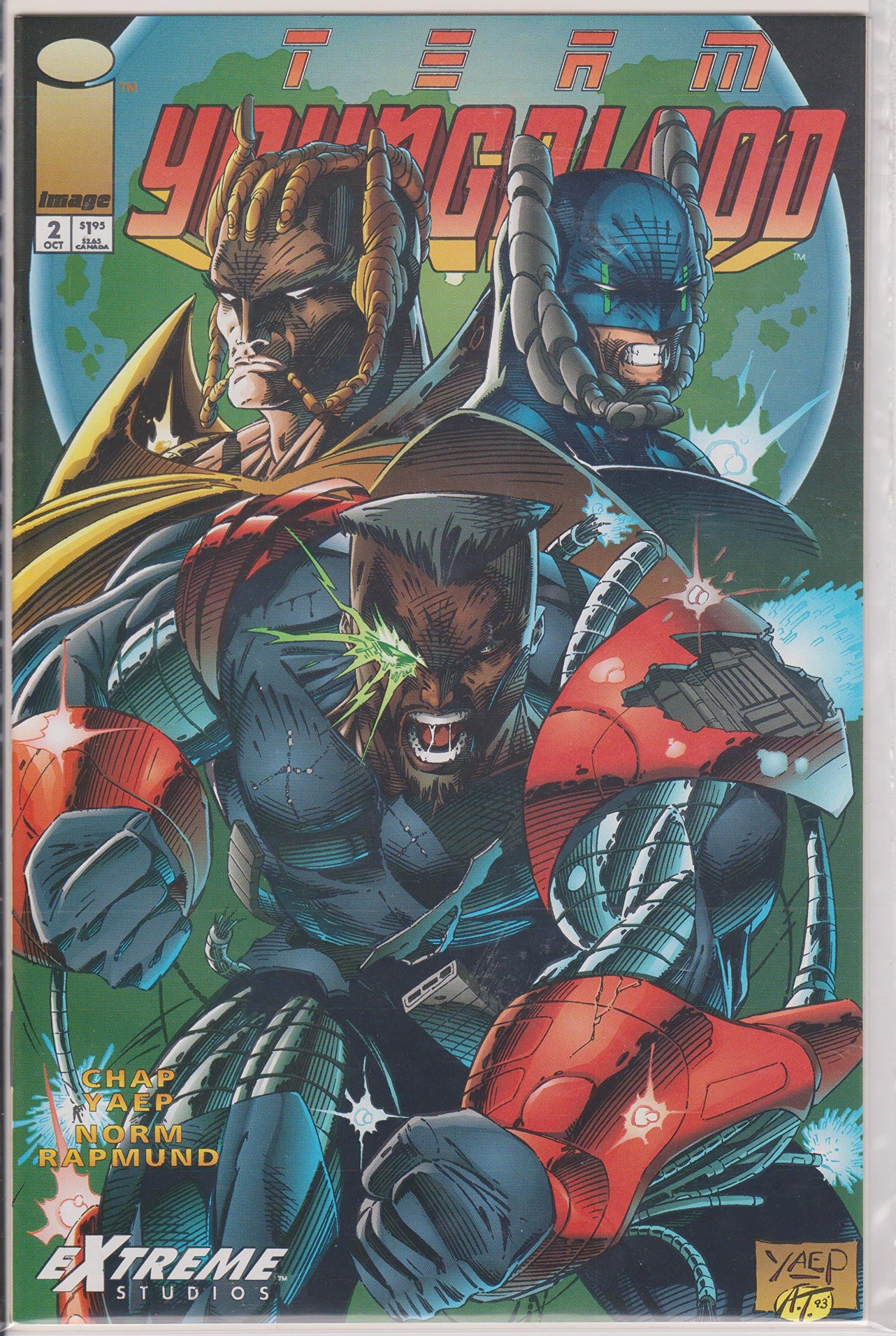 Team Youngblood #2 [Comic] Chap Yaep & Norm Rapmund Extreme Studios by null