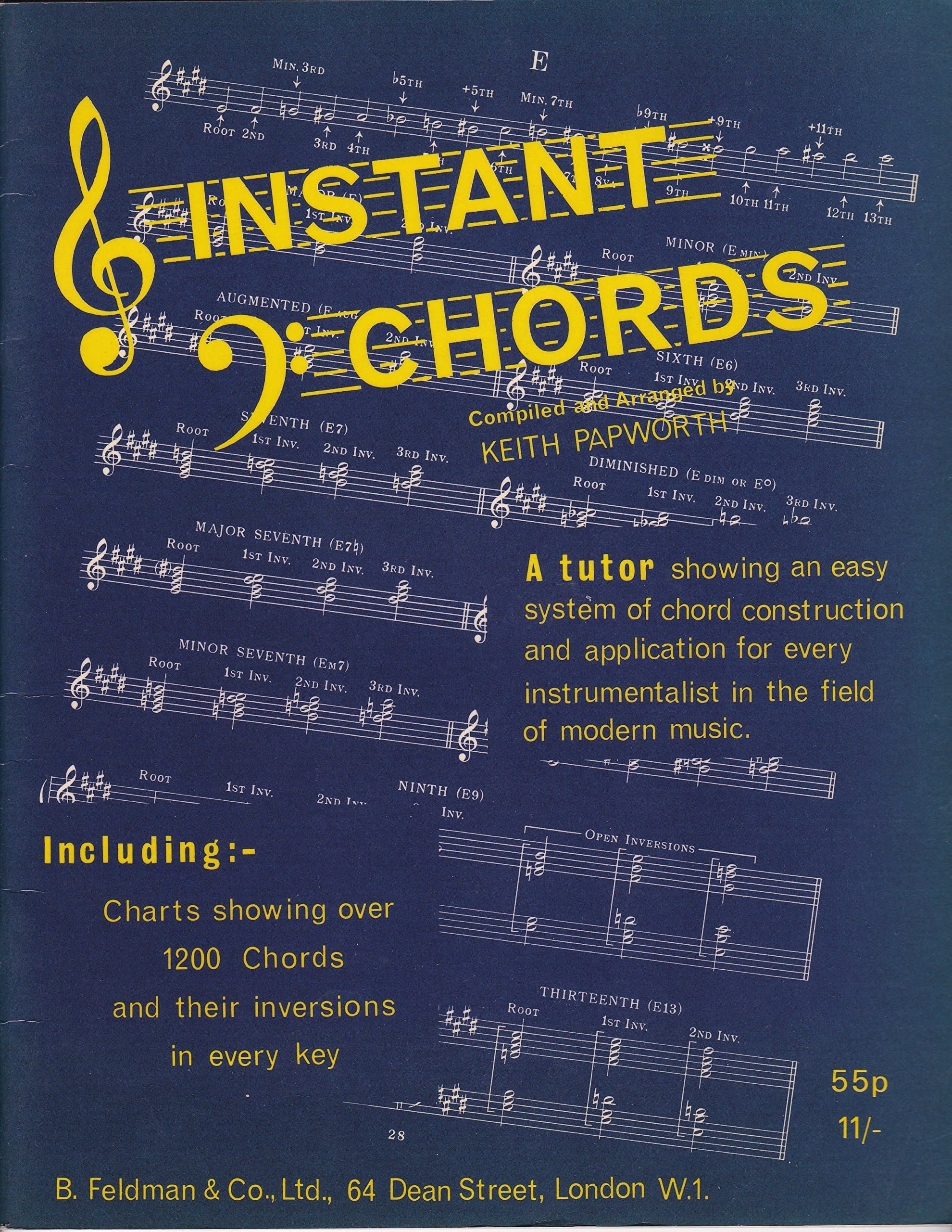 Instant chords [Paperback] Keith Papworth by null