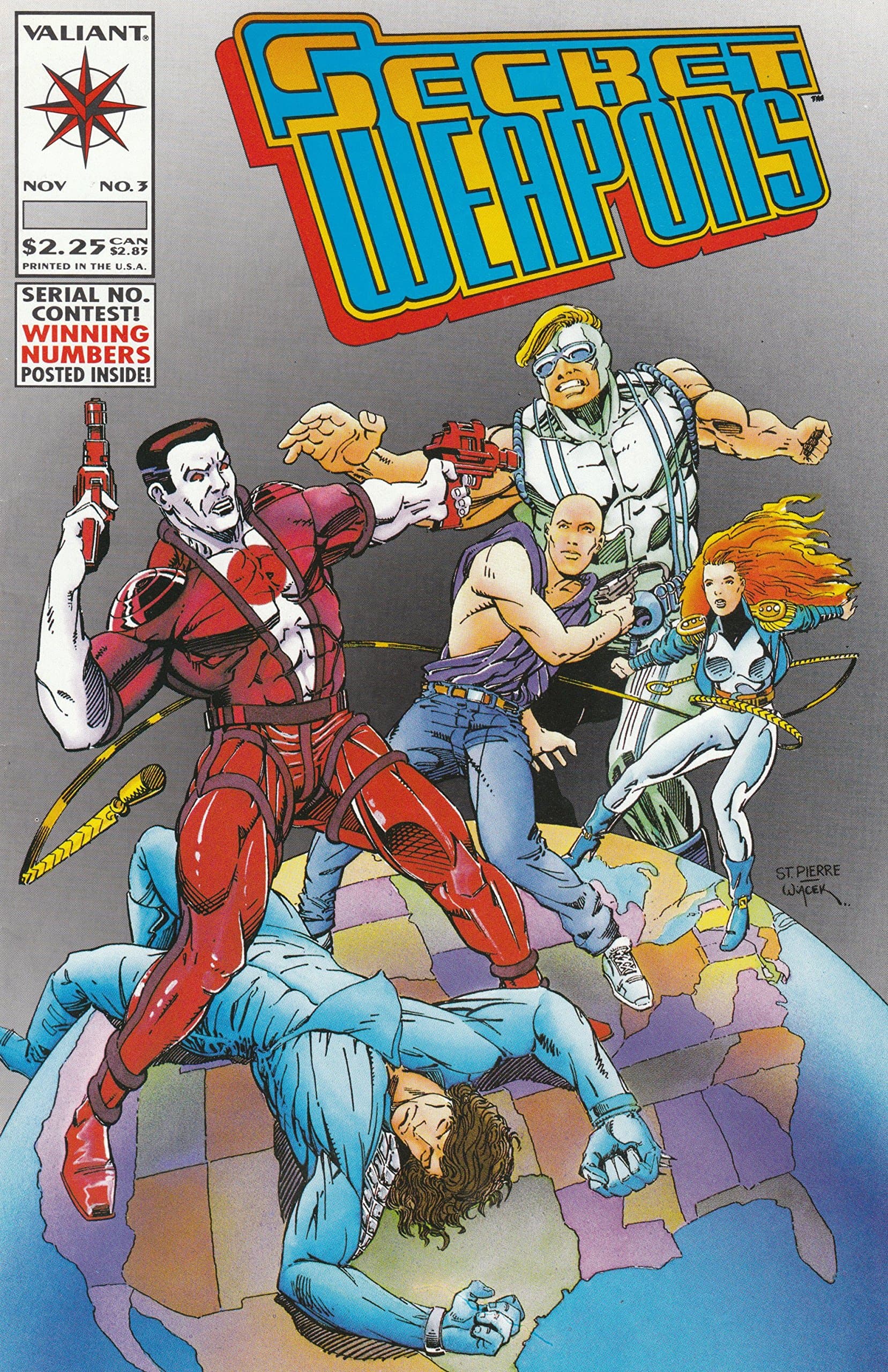 Secret Weapons Comic # 3 - Valiant Comics - November 1993 [Comic] unknown author by null