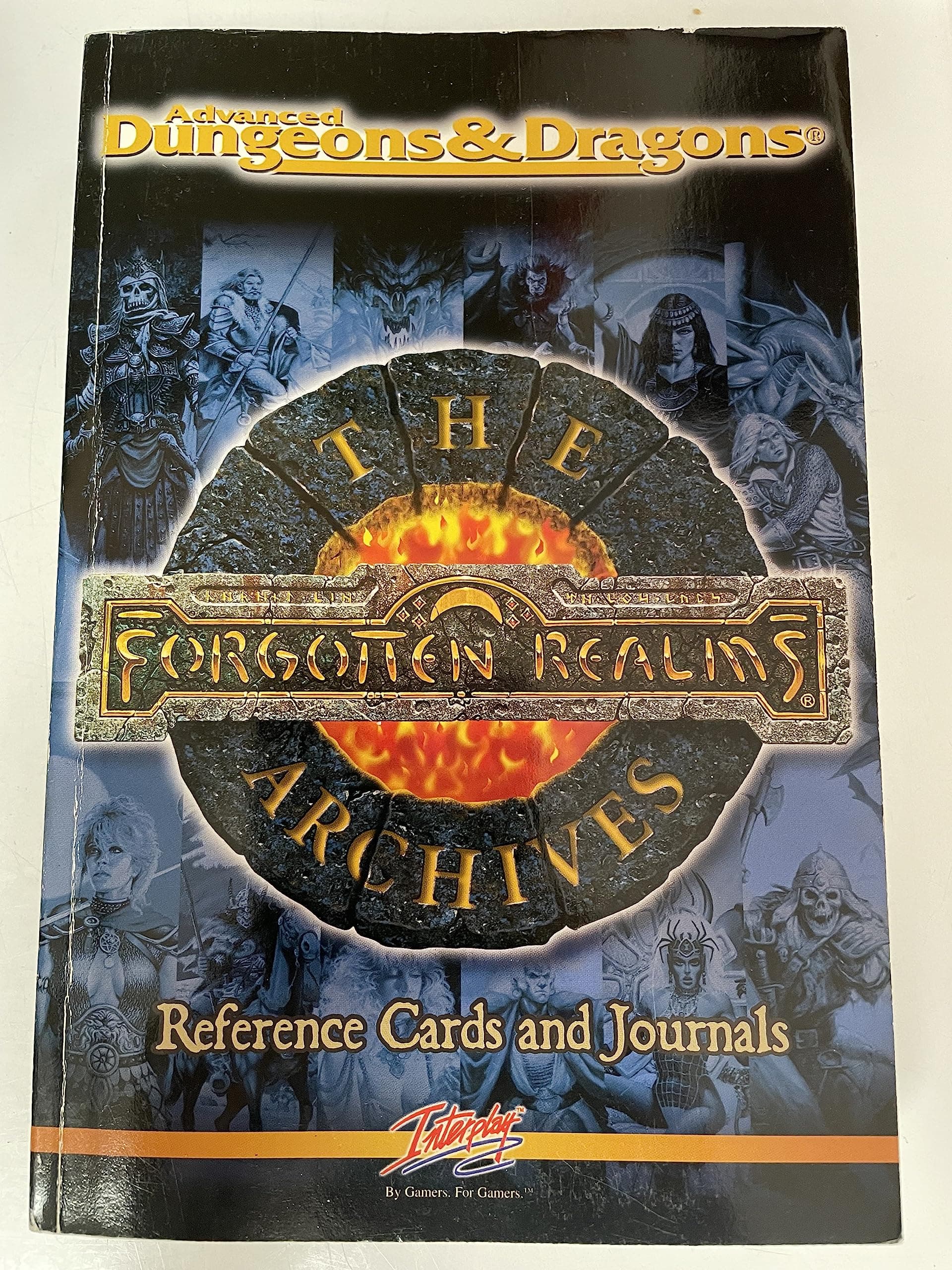 Advanced Dungeons & Dragons The Forgotten Realms Archives: Reference Cards and Journals [Paperback] Interplay Editors by null