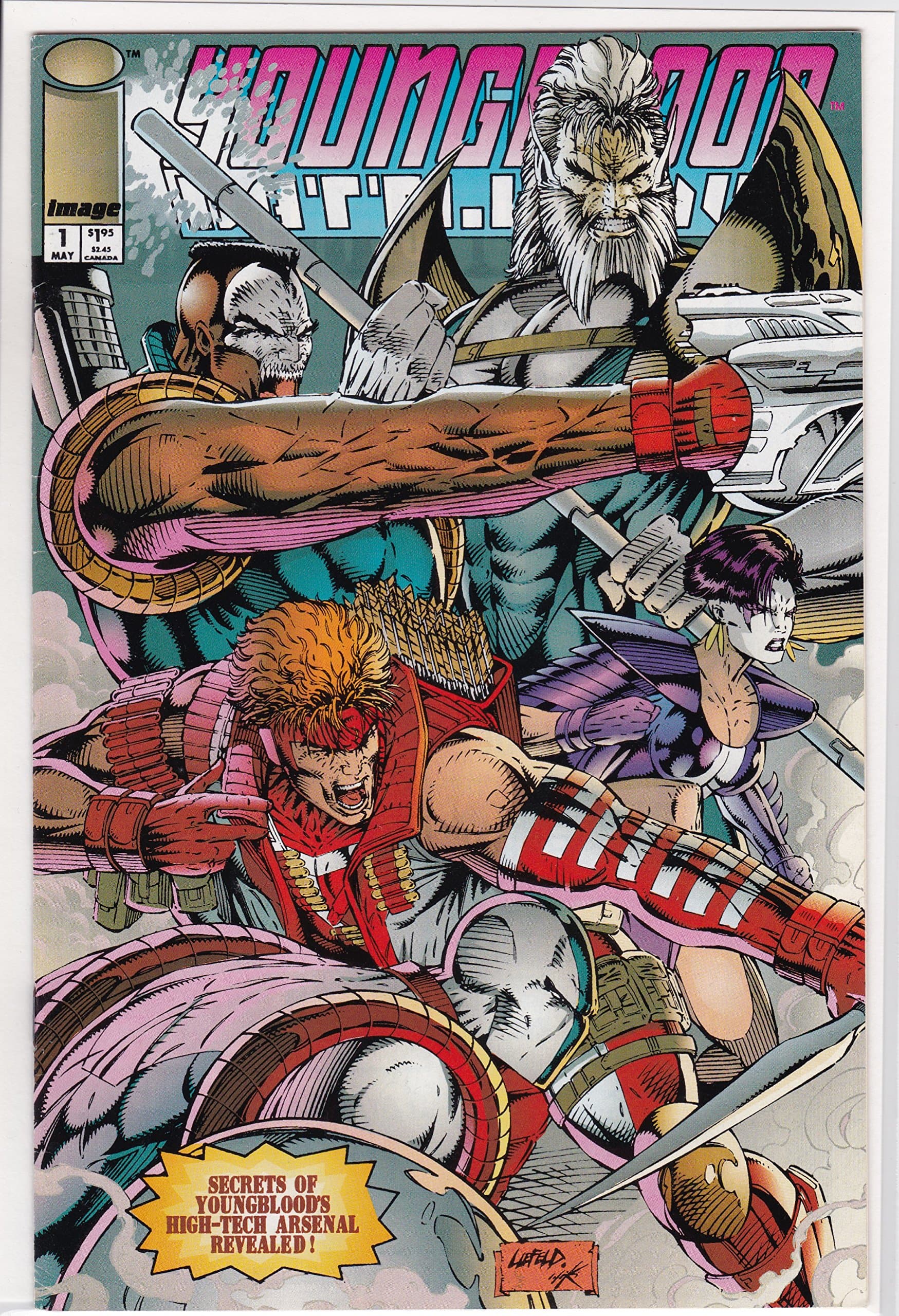 Youngblood battlezone, Vol. 1 No. 1; April 1993 [Comic] Rob Liefeld by null