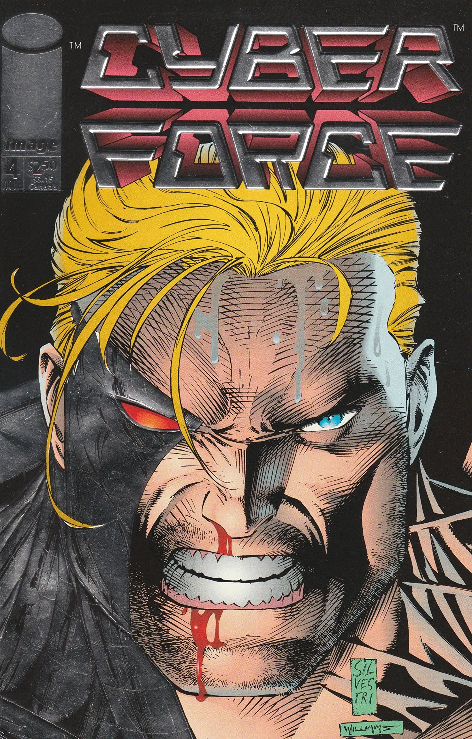 Cyber Force Comic # 4 - Image Comics, July 1993 [Comic] Image Comics by null
