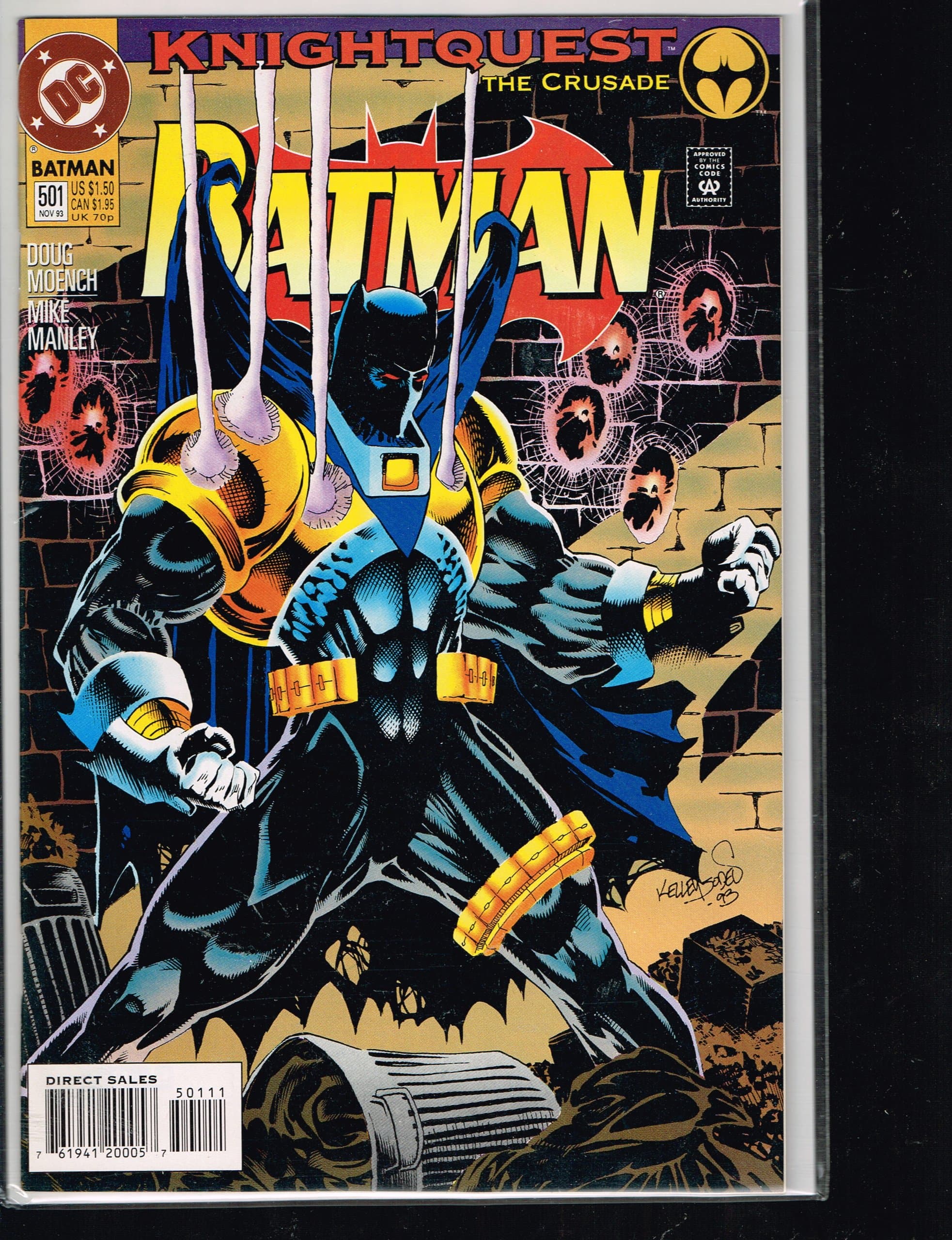 Batman #501 Code Name Mekros [Comic] Doug Moench & Mike Manley Knightquest the crusade