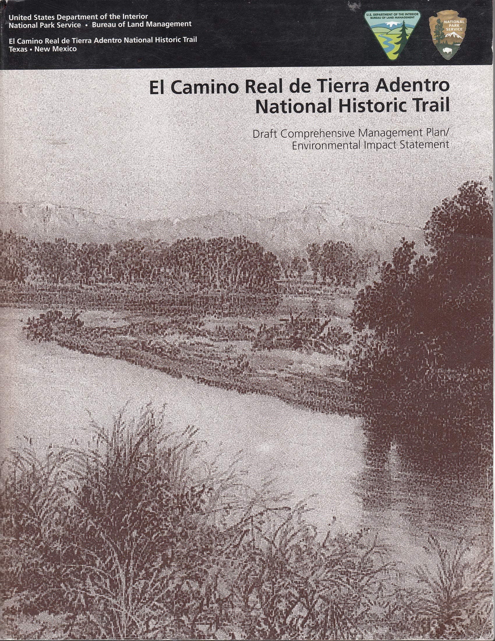 El Camino Real de Tierra Adentro National Historic Trail : comprehensive management plan/final environmental impact statement [Unknown Binding] United States. United States. ; United States. ; United States. by null