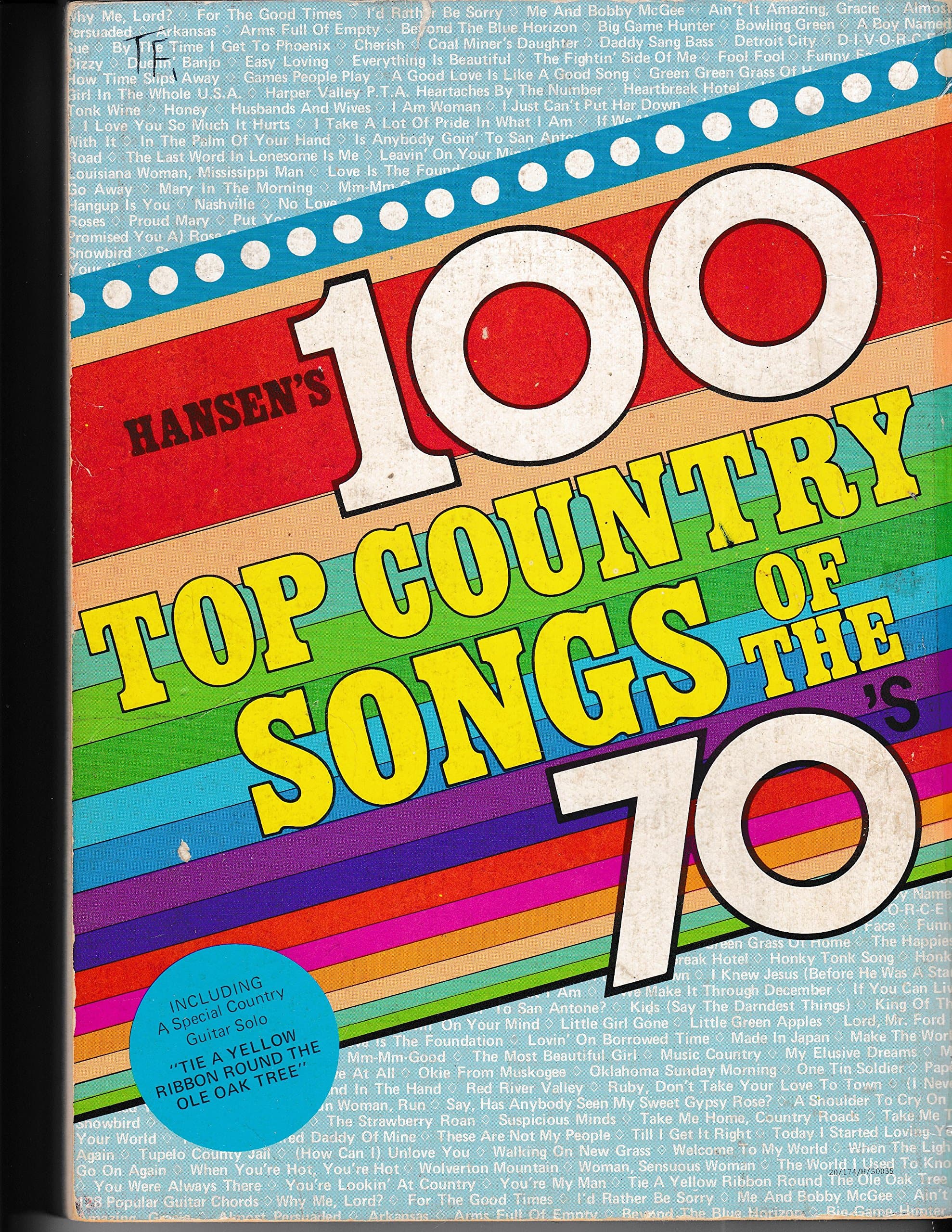 Hansen's 100 Top Country Songs of the 70's [Paperback] Charles Hansen by null