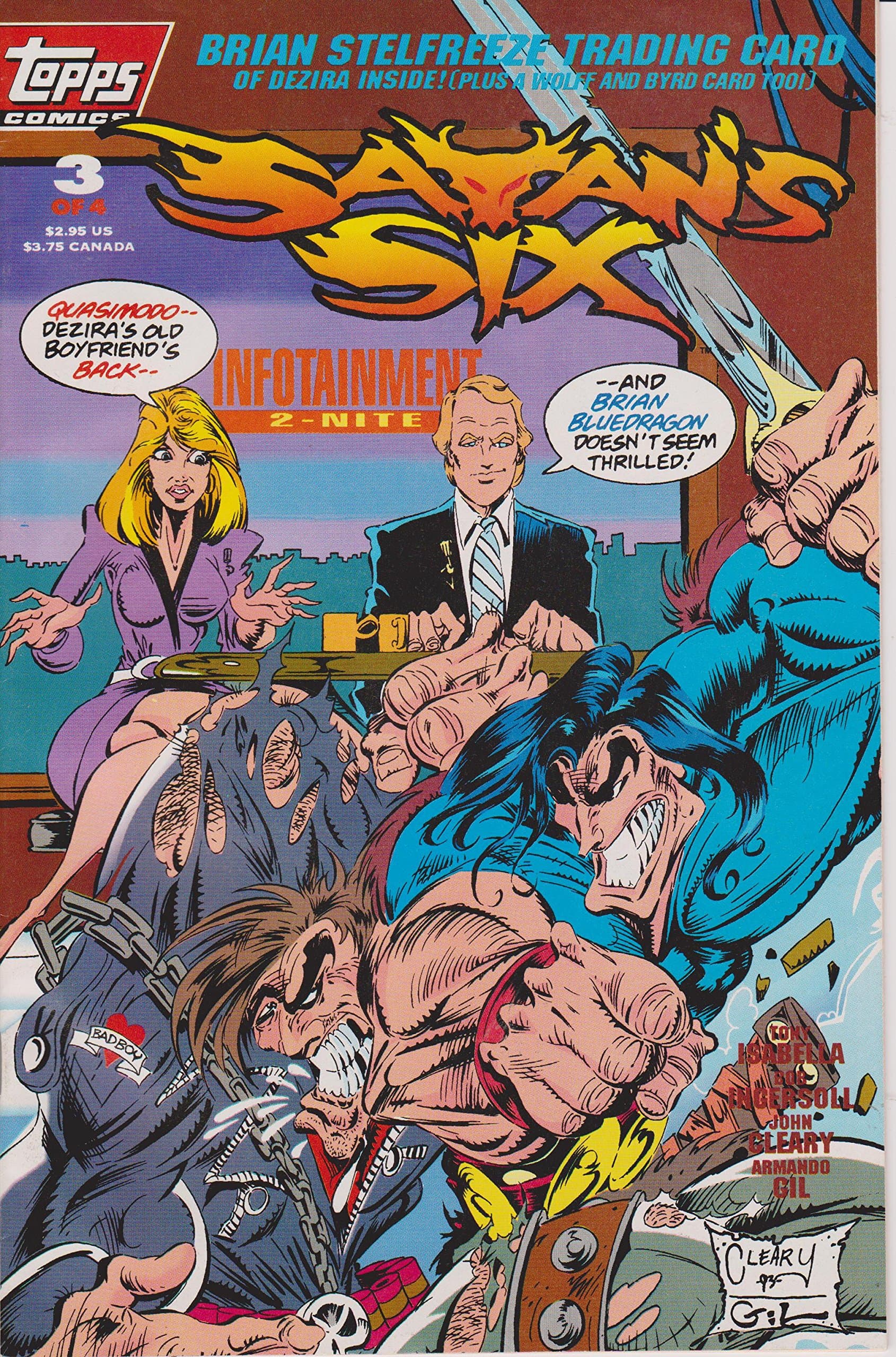Satan's Six #3 [Comic] Topps Comics (Comic) by null