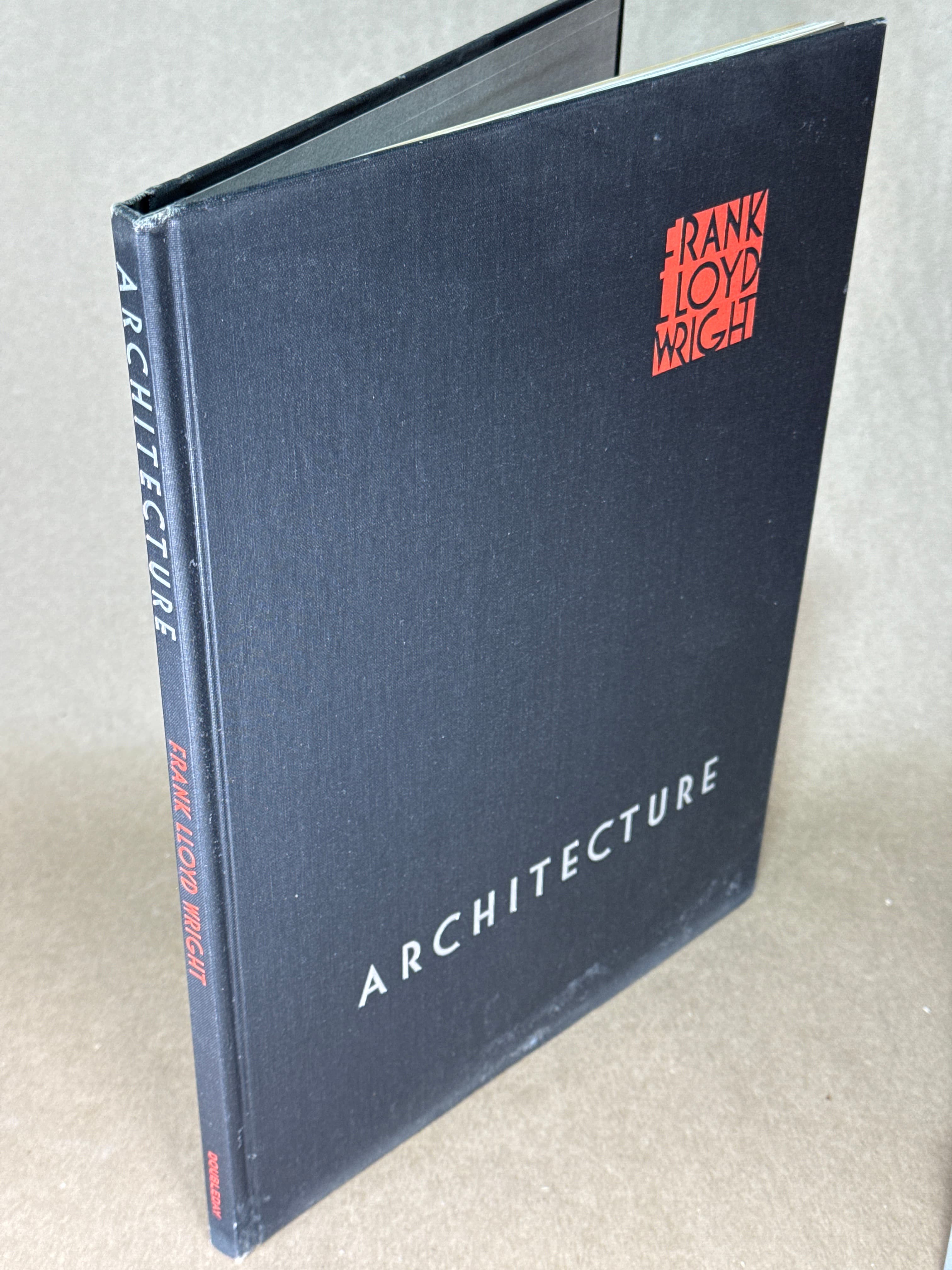 Architecture: Man in Possession of His Earth by Frank Lloyd Wright - quarter view showing binding condition