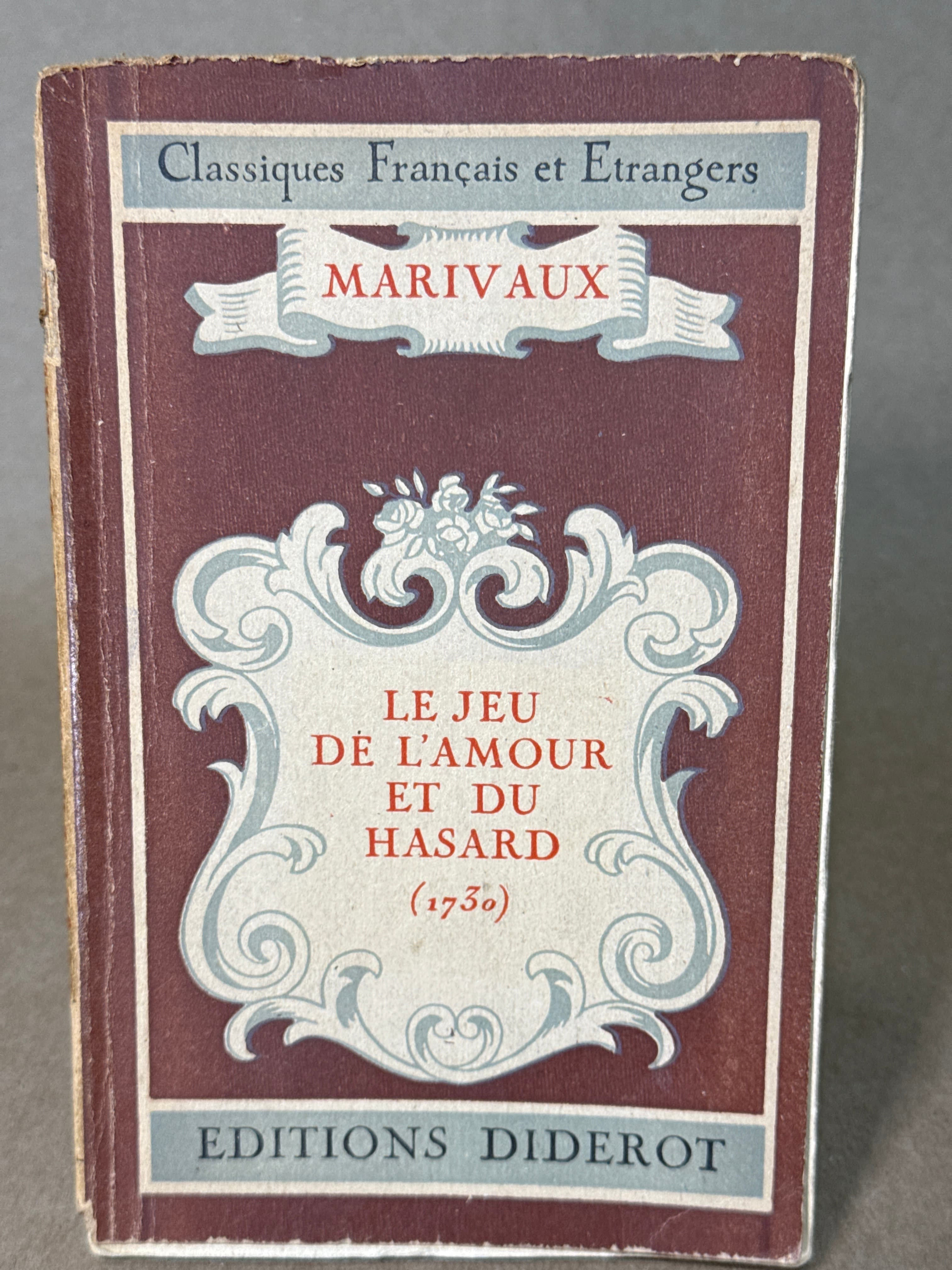 Le Jeu de l'Amour et du Hasard by Marivaux - front cover