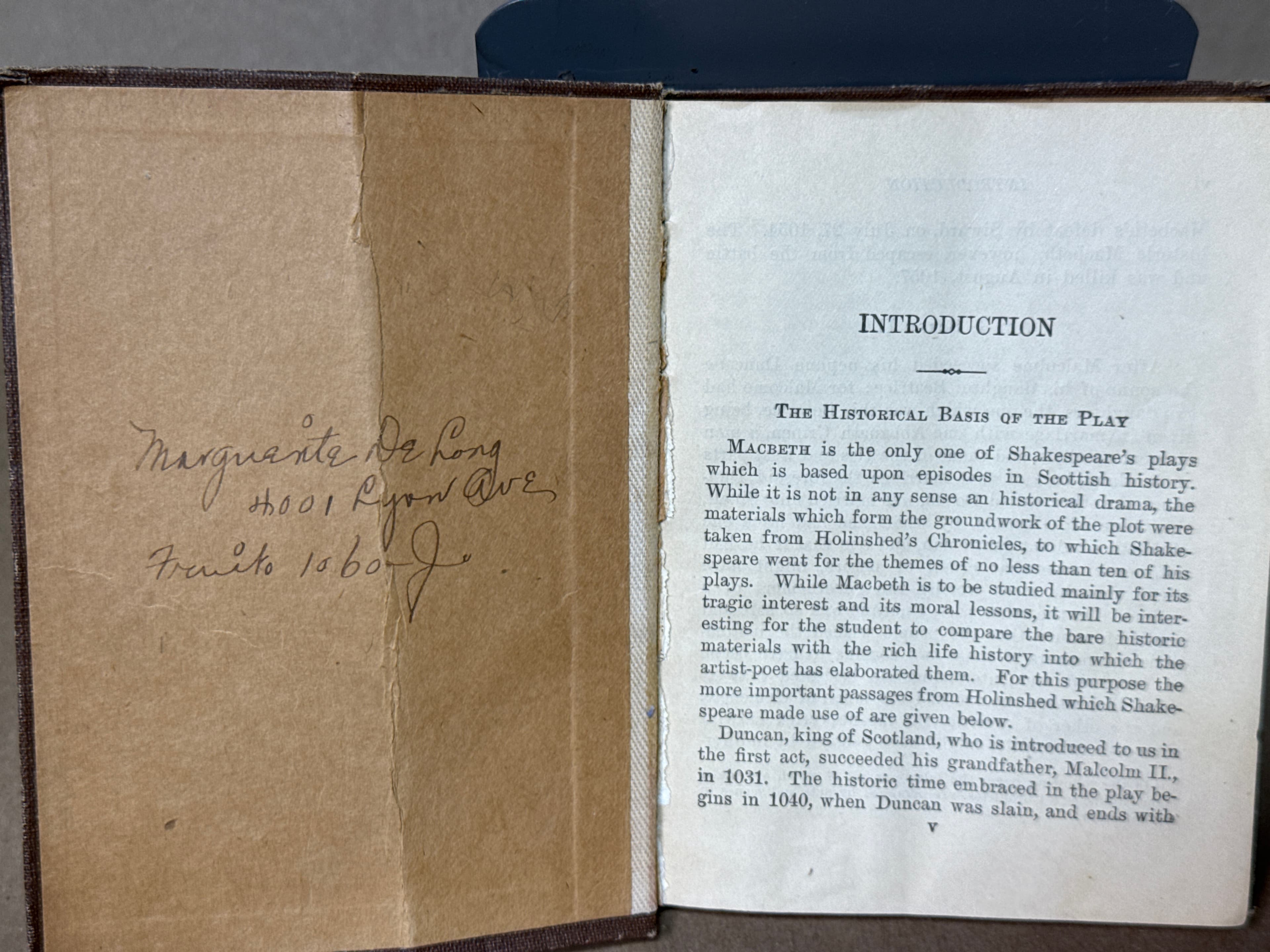 Macbeth by William Shakespeare - title page