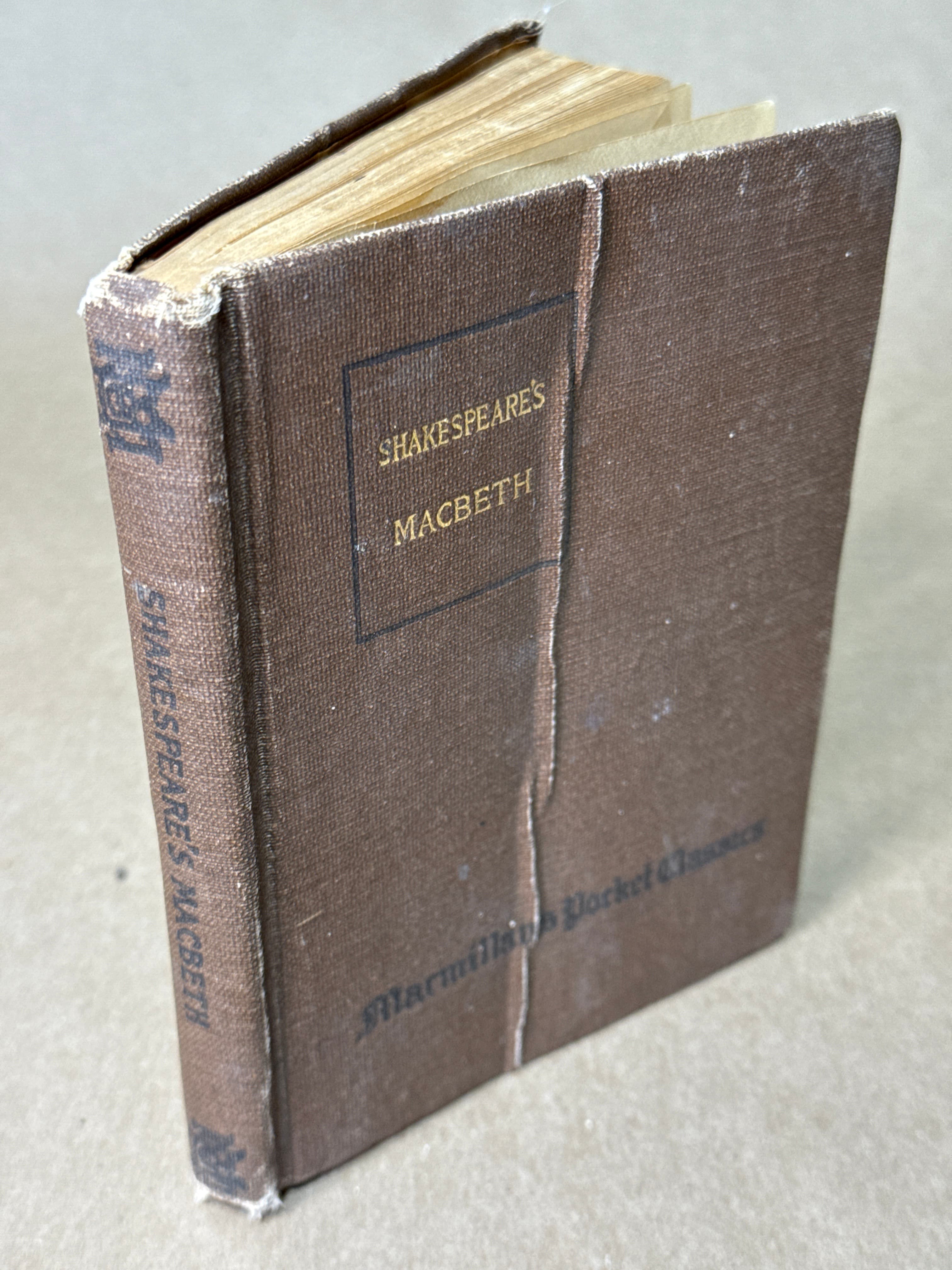 Macbeth by William Shakespeare - copyright page showing publication details