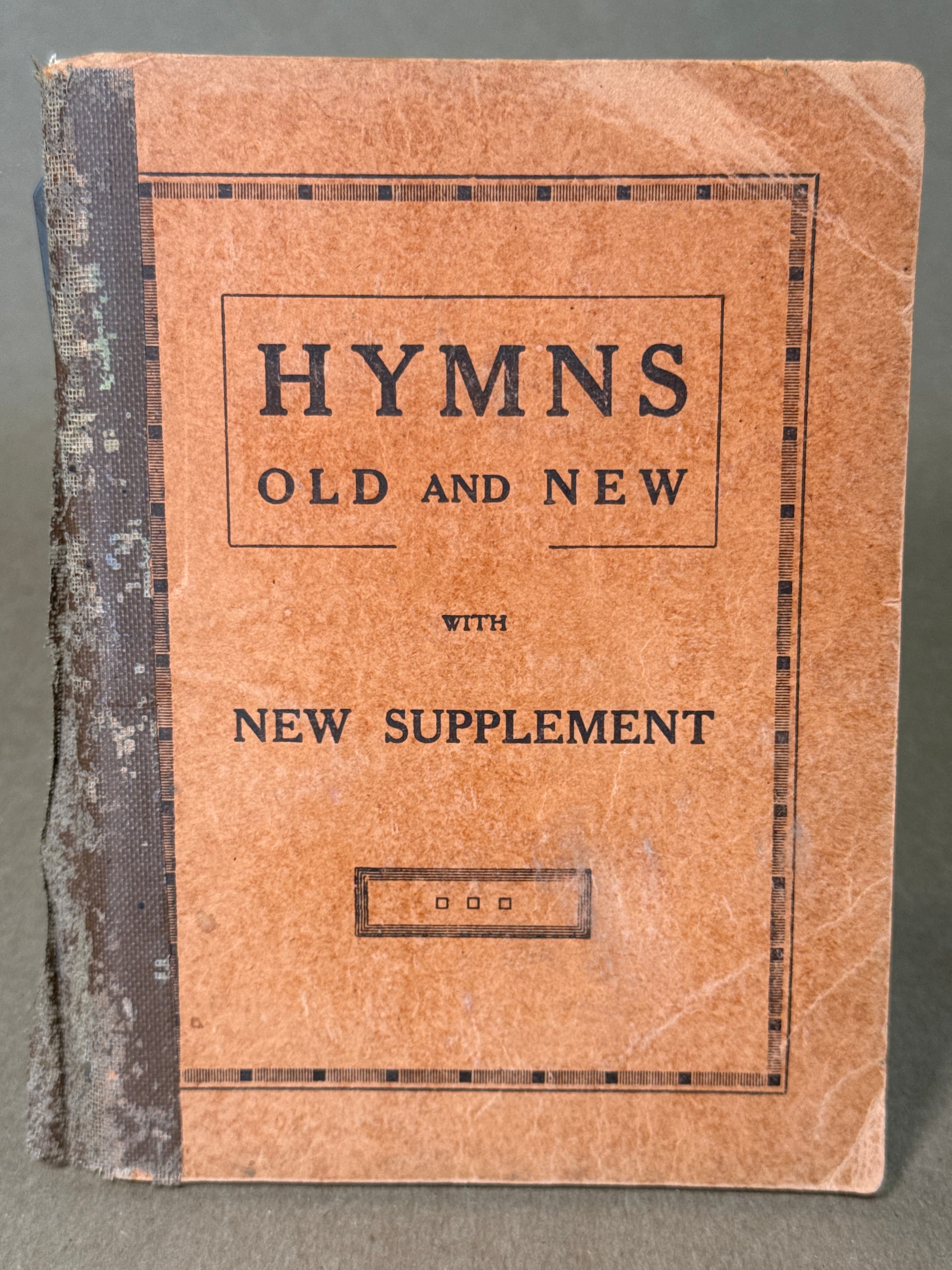 Hymns Old and New with New Supplement - front cover