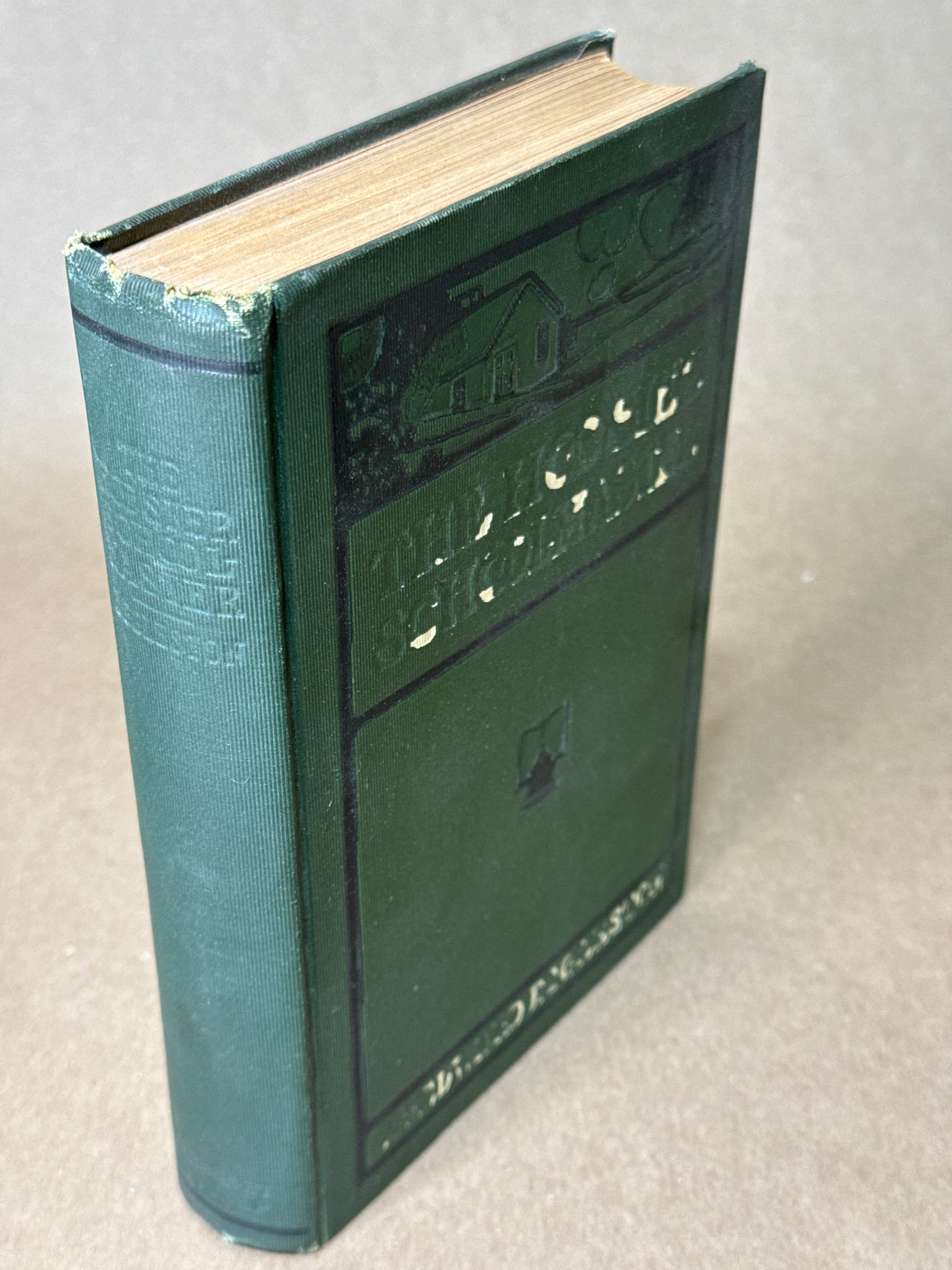 The Hoosier Schoolmaster by Edward Eggleston - quarter view showing binding condition