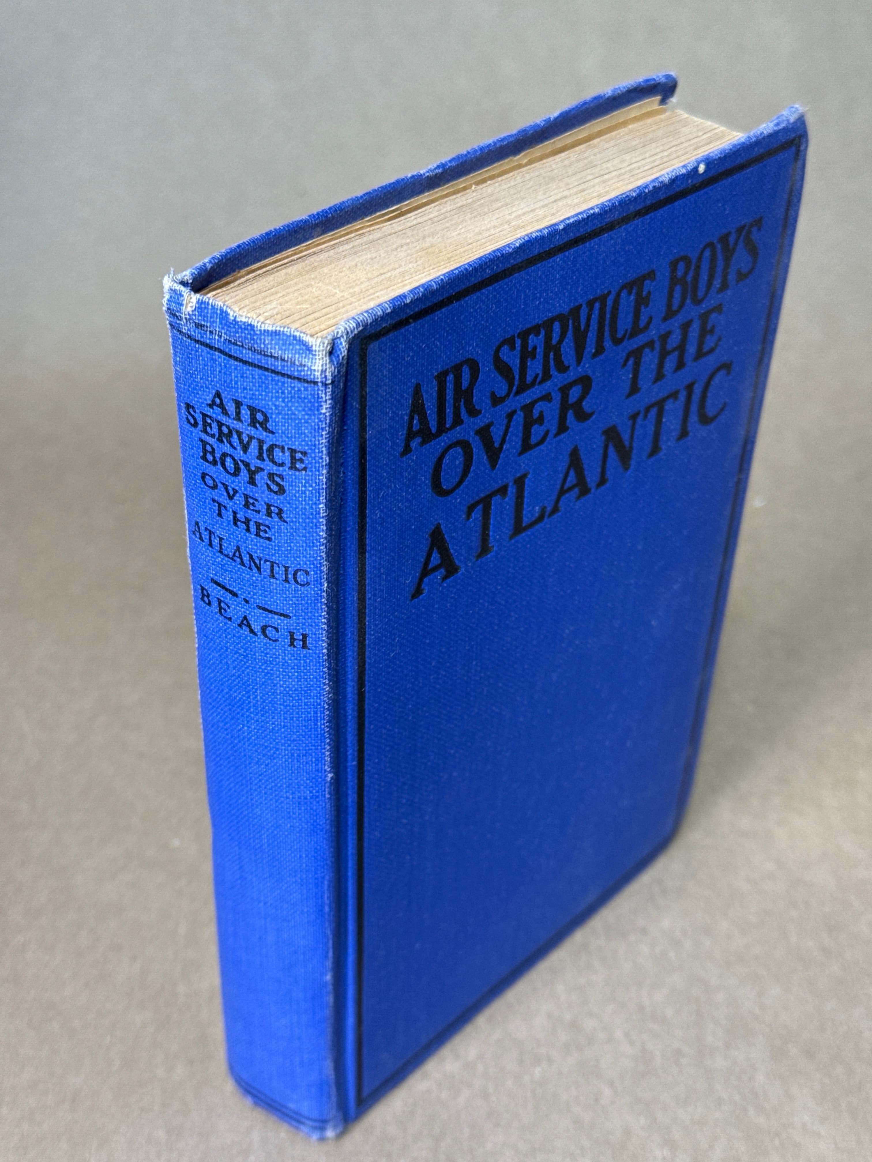 Air Service Boys Over the Atlantic by Charles Amory Beach - quarter view showing binding condition