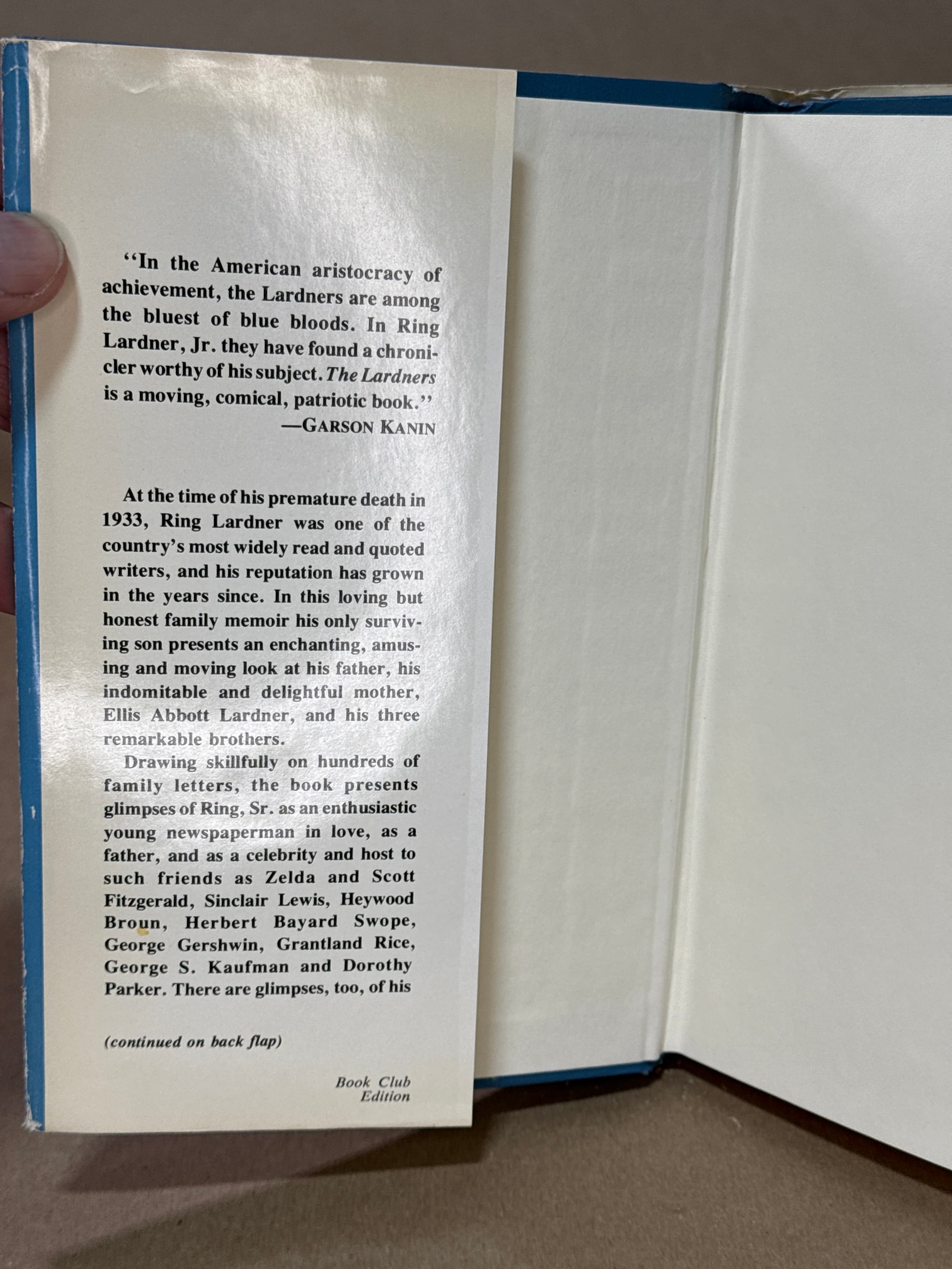The Lardners: My Family Remembered [Hardcover] The Lardners: My Family Remembered First Edition by Ring Lardner, Jr. - additional view