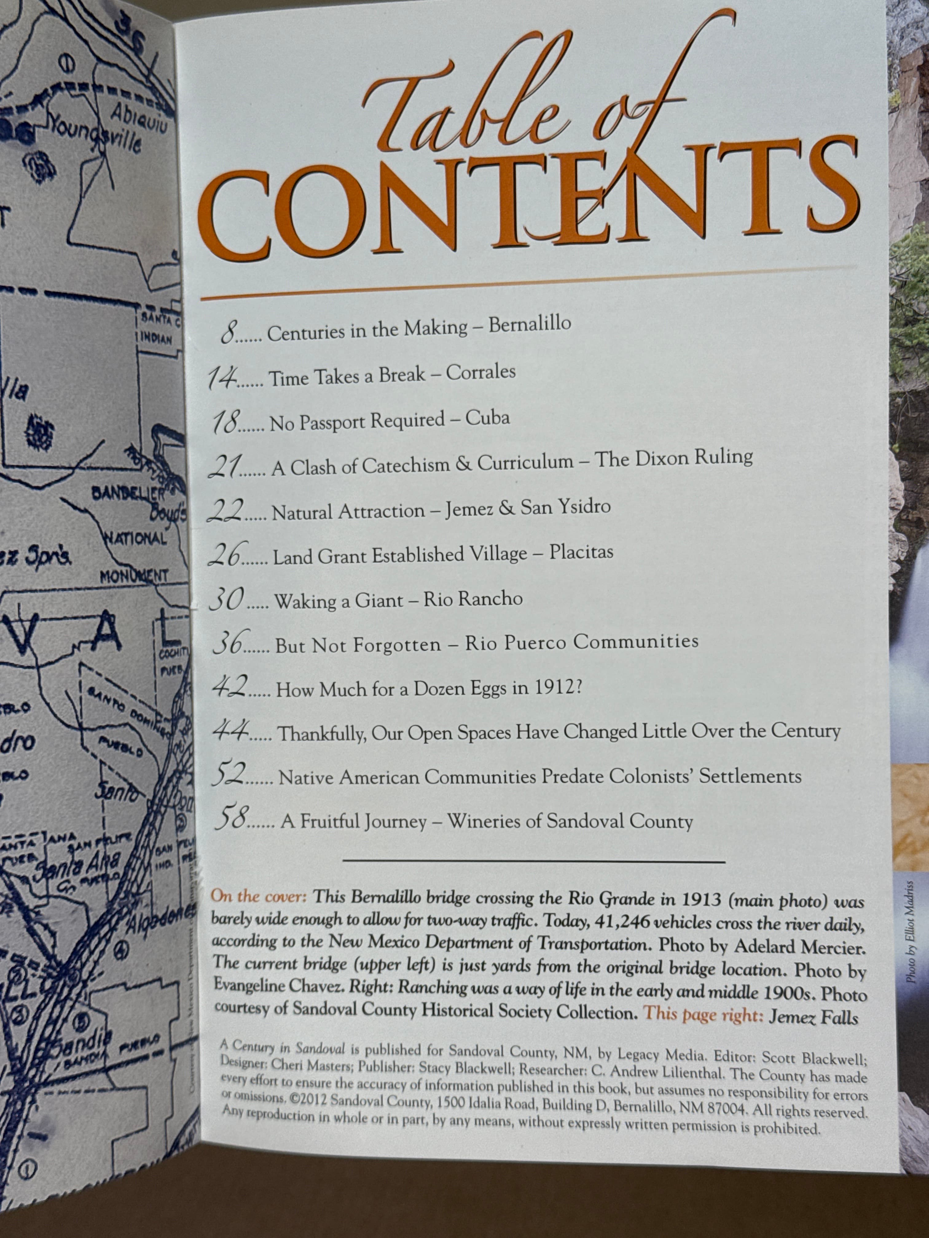 A Century in Sandoval County, New Mexico [Paperback] - title page