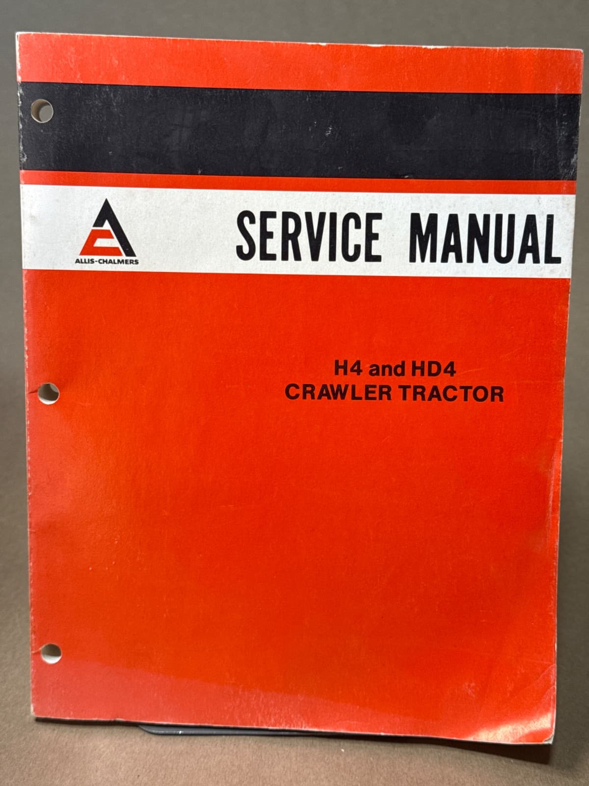 Service Manual H4 and HD4 Crawler Tractor - front cover
