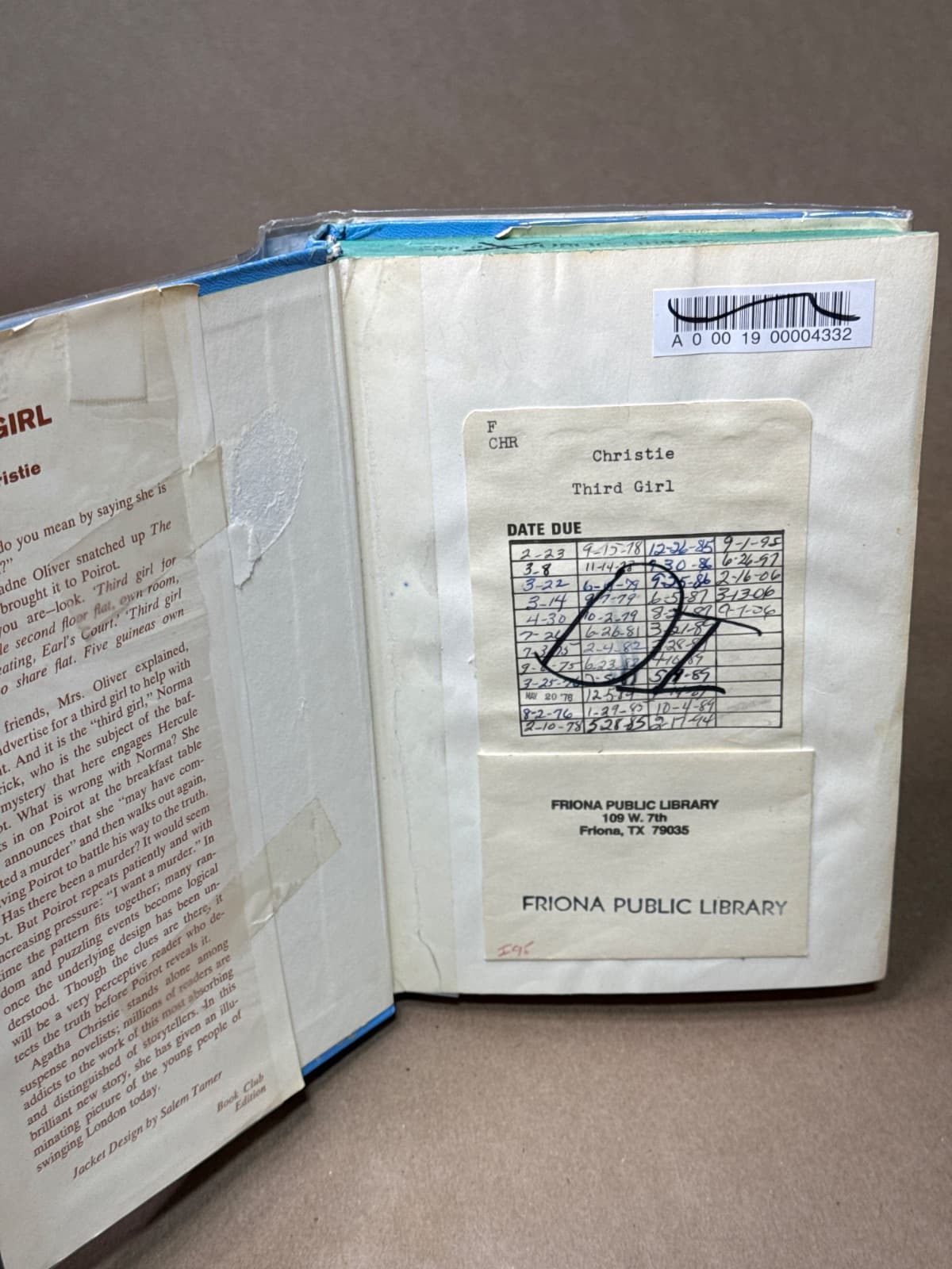 Third Girl by Agatha Christie - additional view