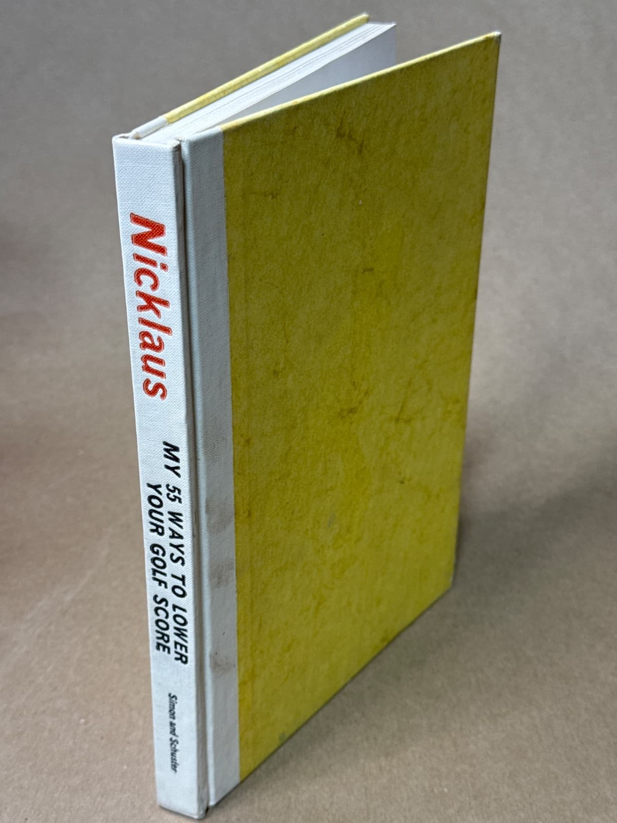 My 55 Ways to Lower Your Golf Score by Jack Nicklaus - front cover