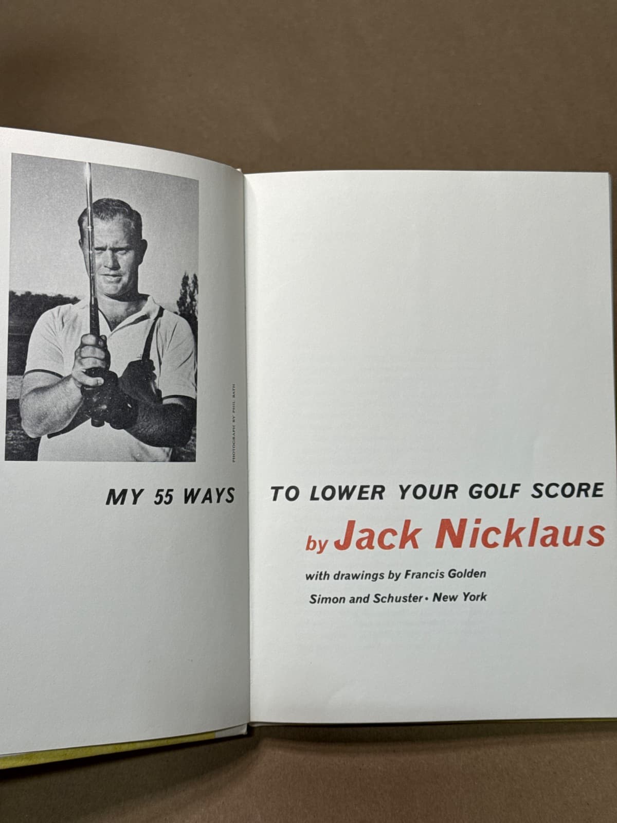 My 55 Ways to Lower Your Golf Score by Jack Nicklaus - title page