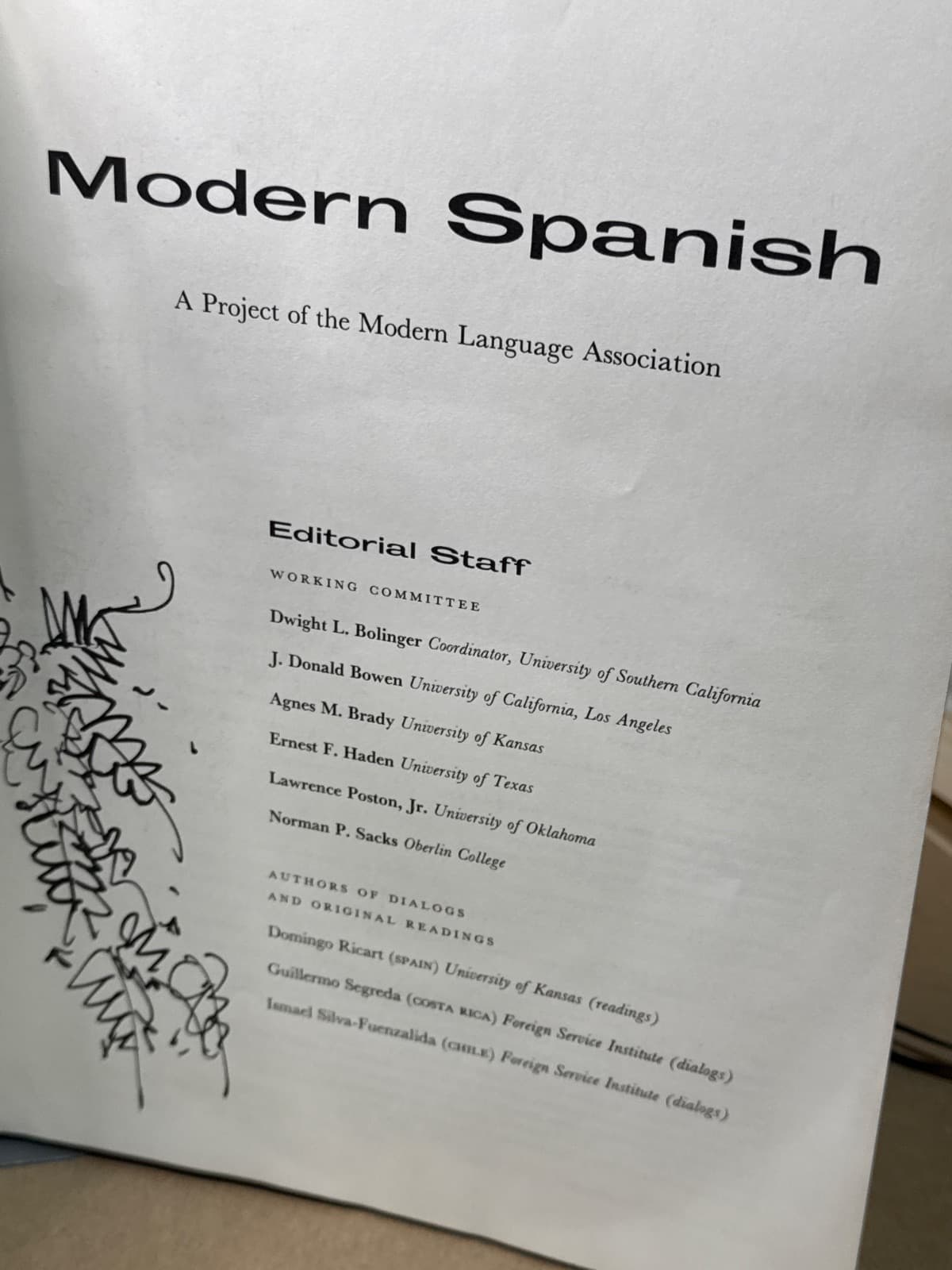 Modern Spanish - title page