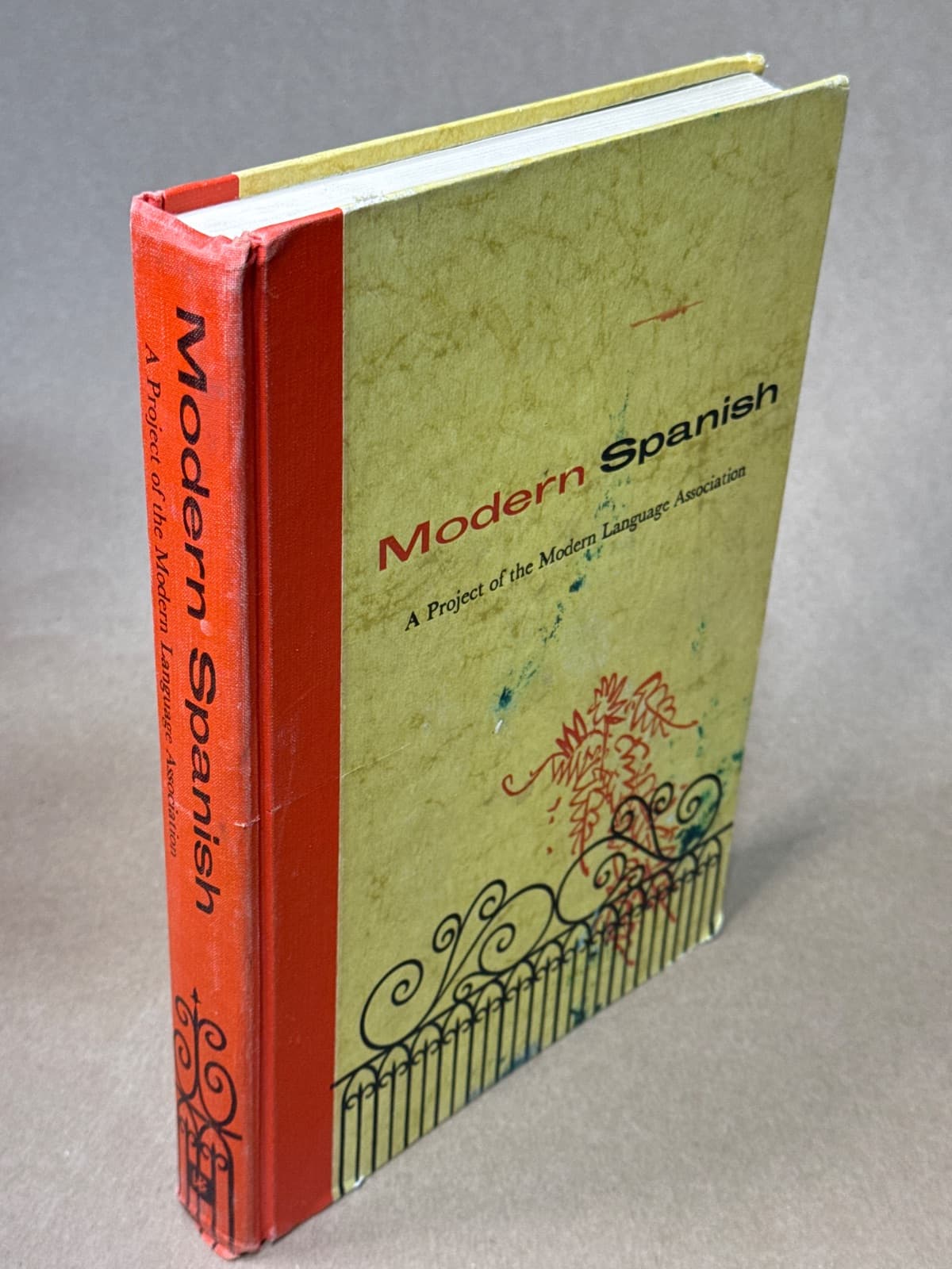 Modern Spanish - quarter view showing binding condition