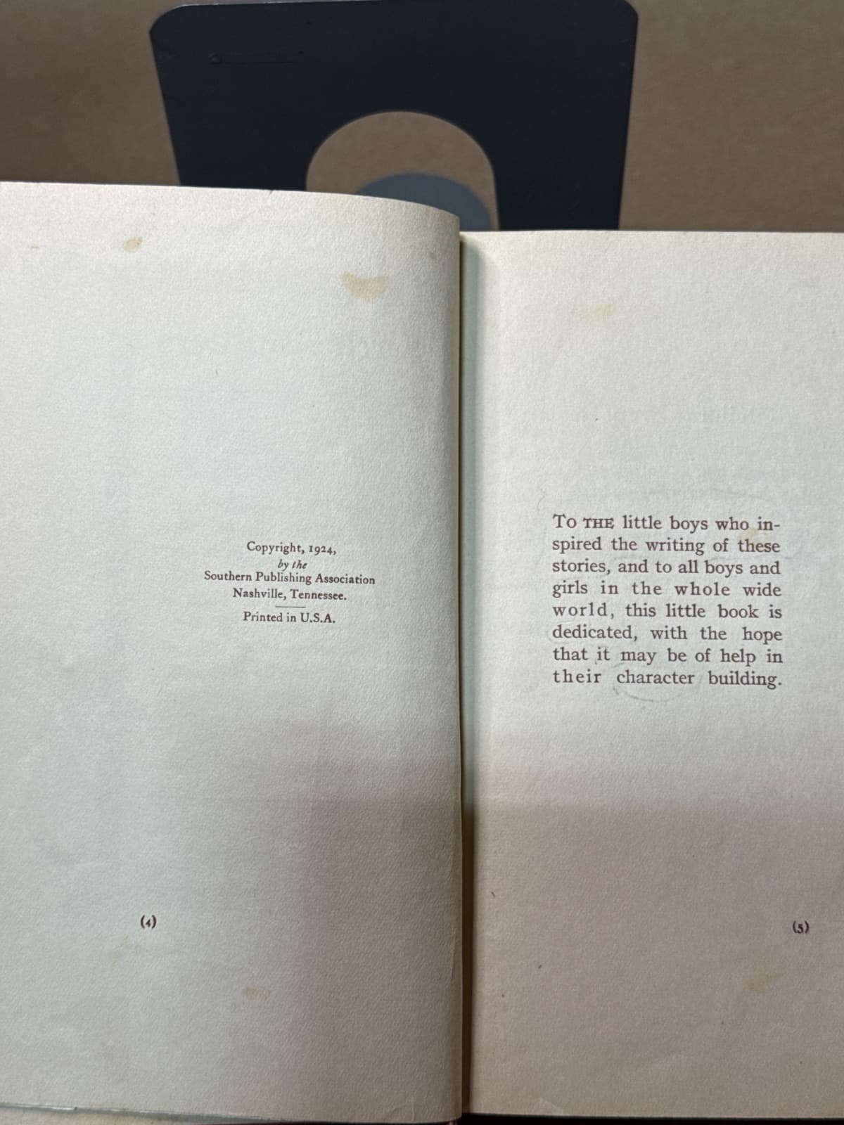 Little Builders by Charles L. Paddock - copyright page showing 1924 details