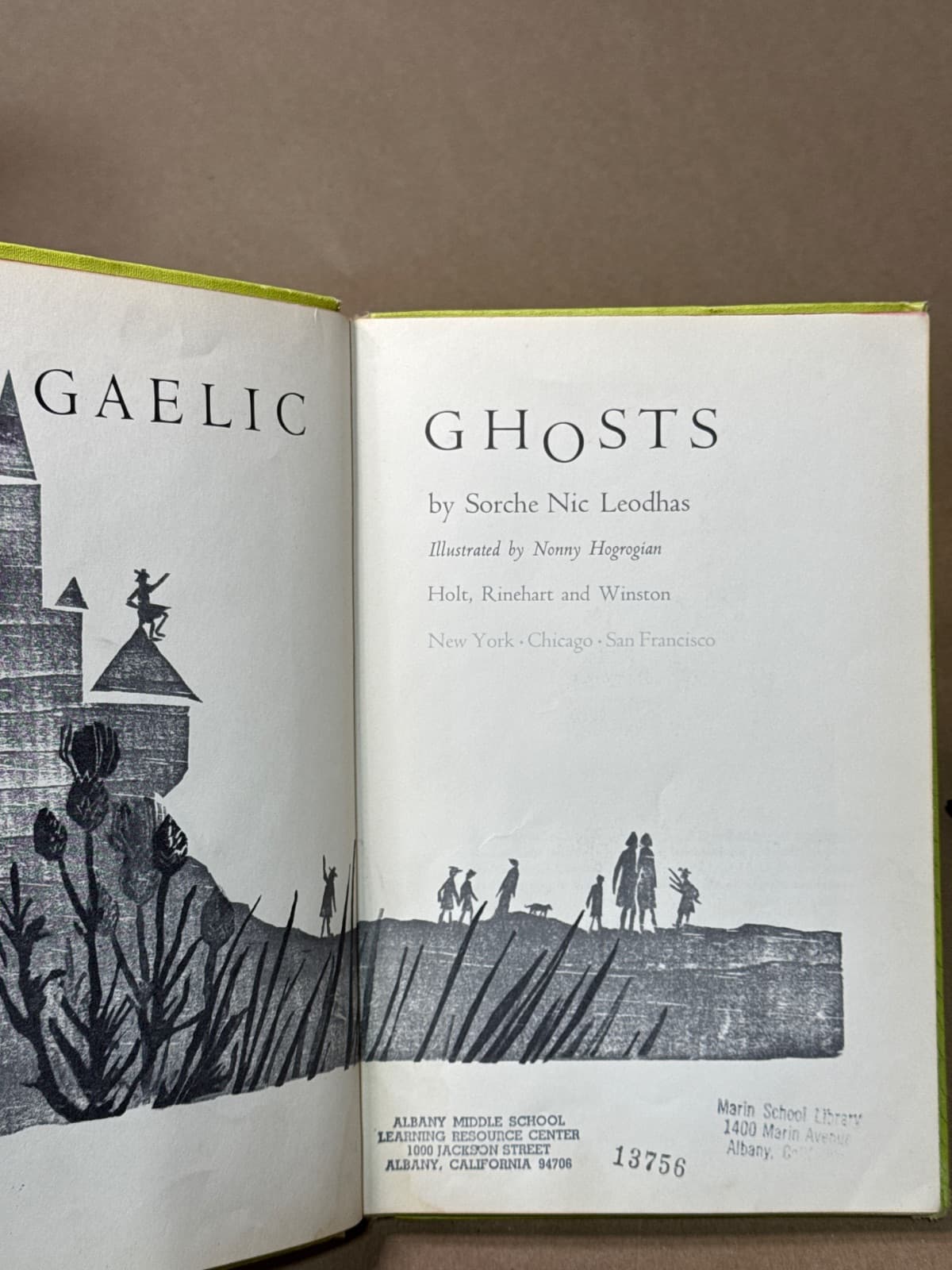 Gaelic Ghosts by Sorche Nic Leodhas - title page