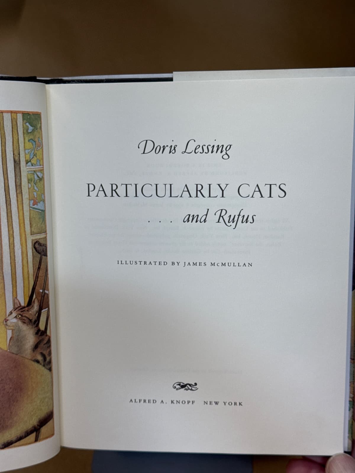 Particularly Cats and Rufus by Doris Lessing - title page