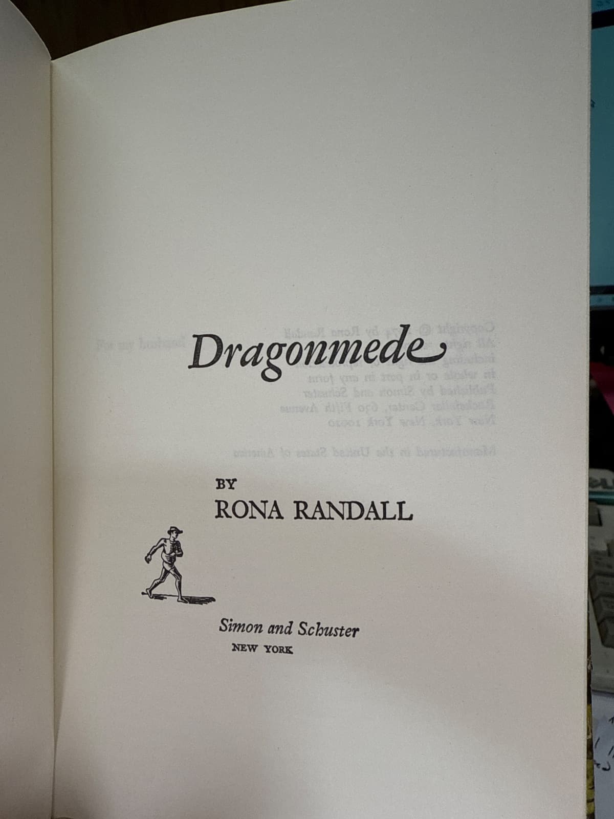 Dragonmede by Rona Randall - title page