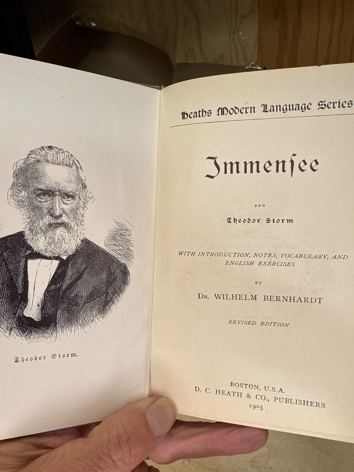 Immensee by Theodor Storm - title page
