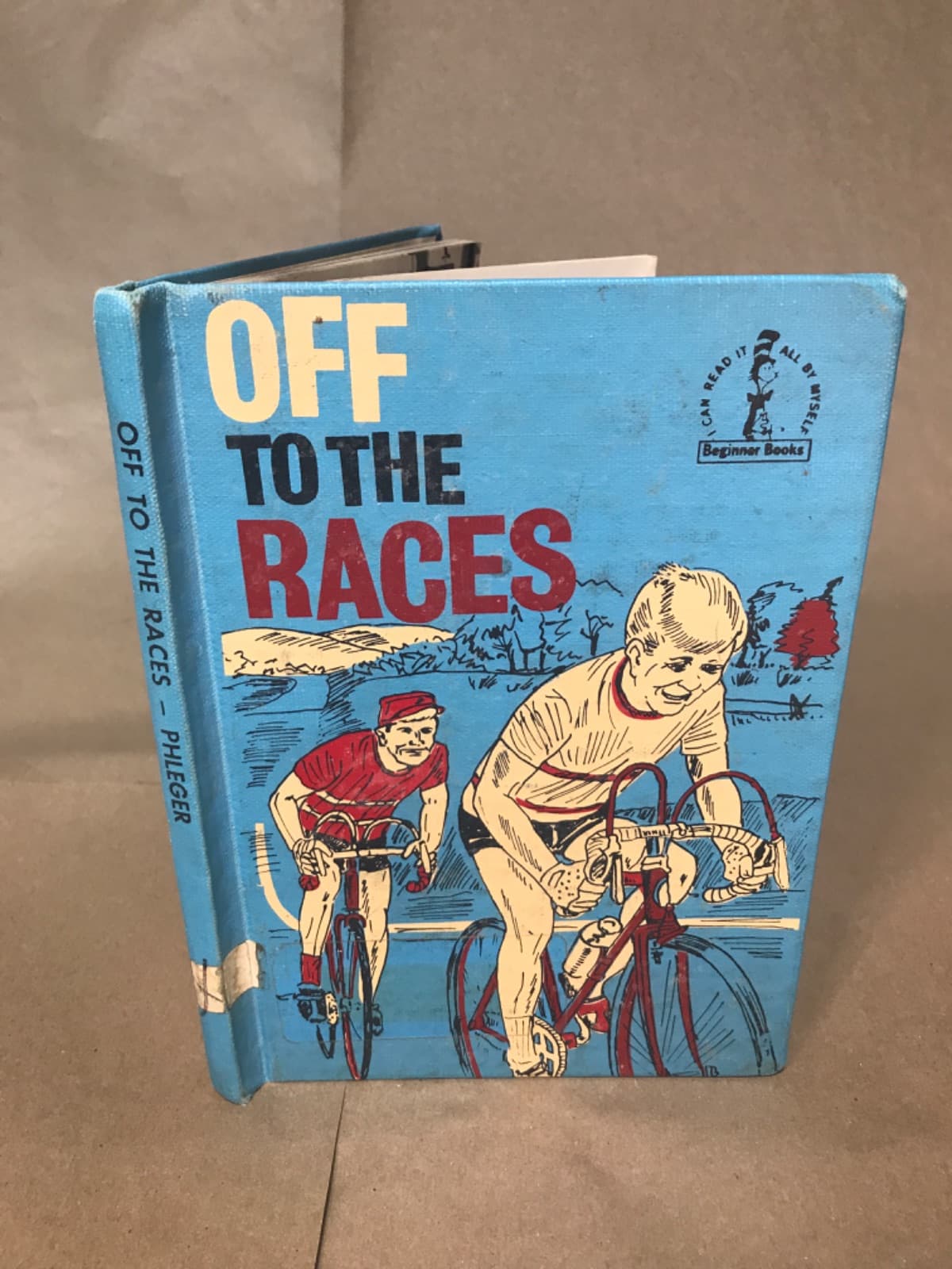 Off to the Races by Fred and Marjorie Phleger - quarter view showing binding condition