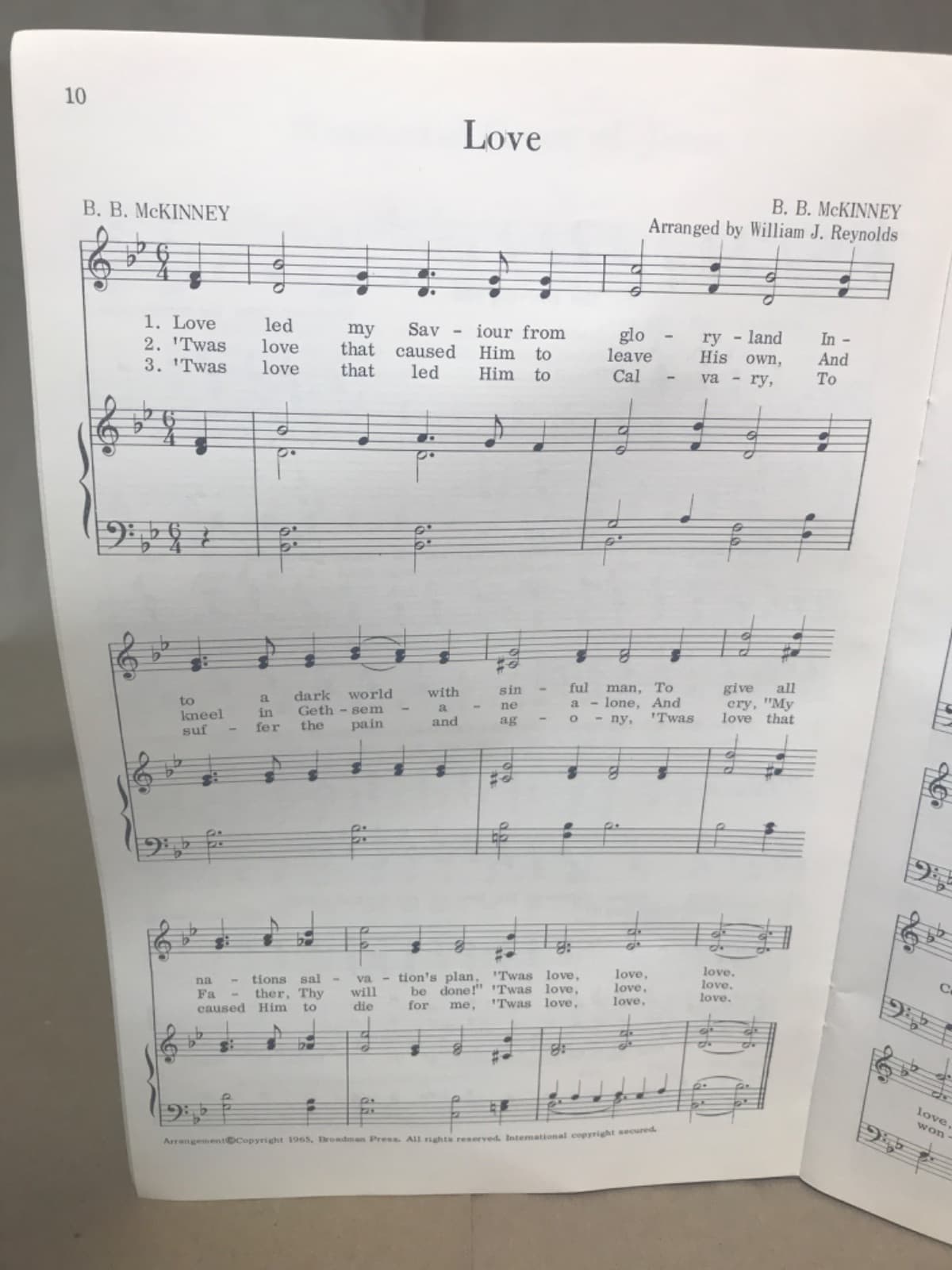 The Evangelistic Choir by Compiled by Leroy McClard - additional view