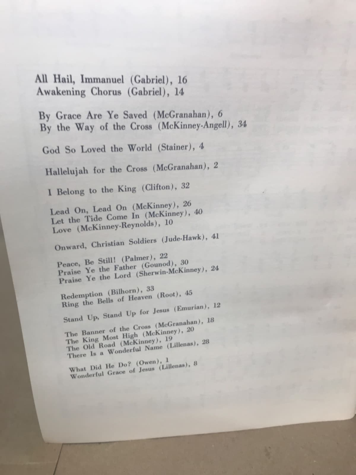 The Evangelistic Choir by Compiled by Leroy McClard - additional view
