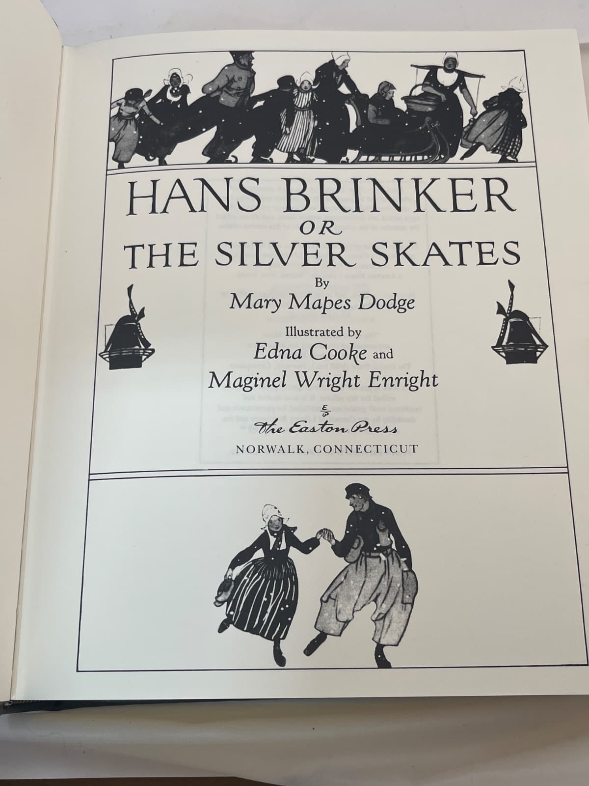 Hans Brinker or The Silver Skates by Mary Mapes Dodge - title page