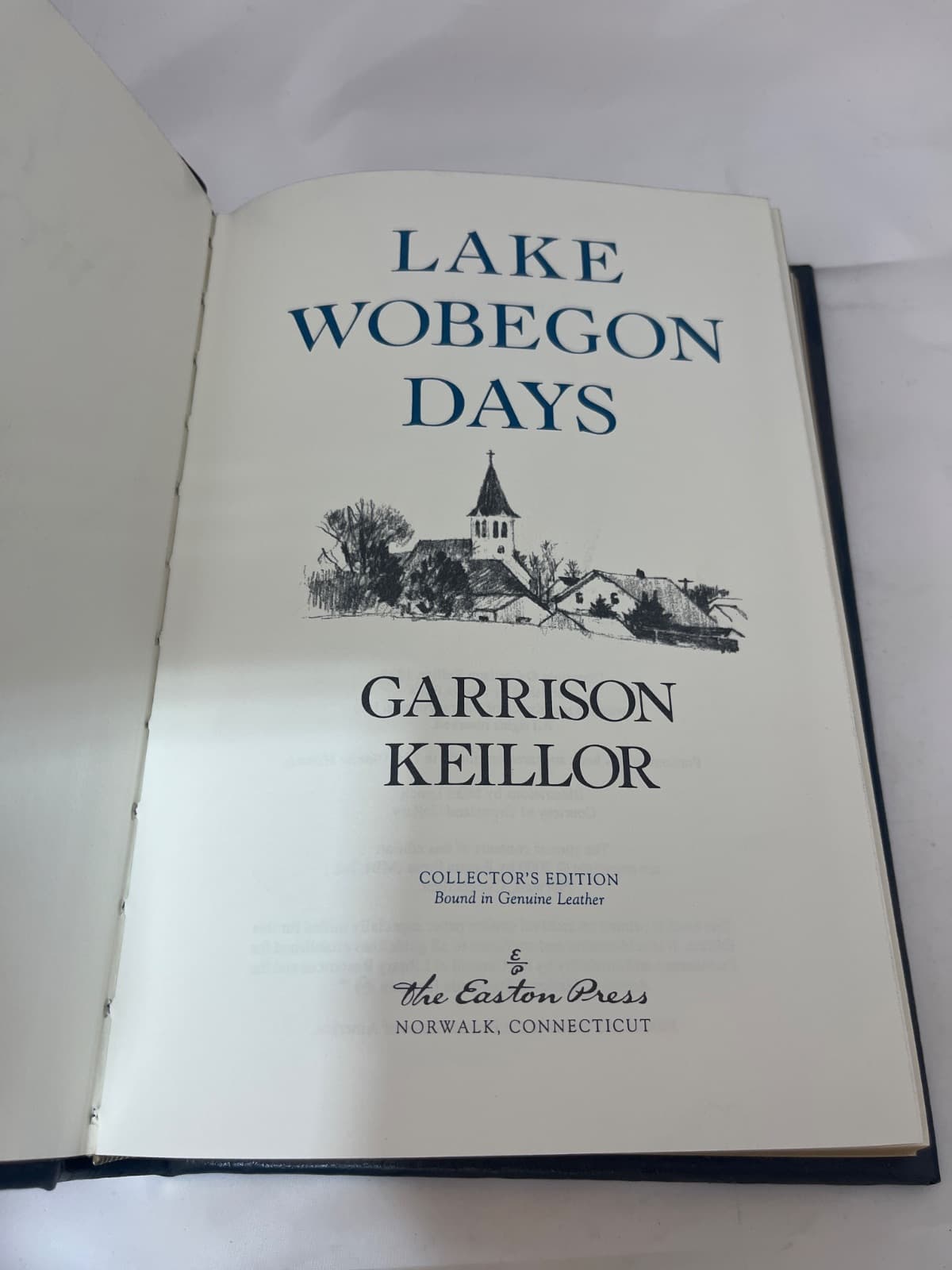 Lake Wobegon Days by Garrison Keillor - title page