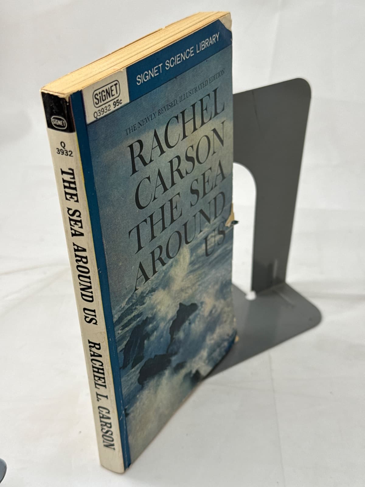 The Sea Around Us by Rachel Carson - quarter view showing binding condition