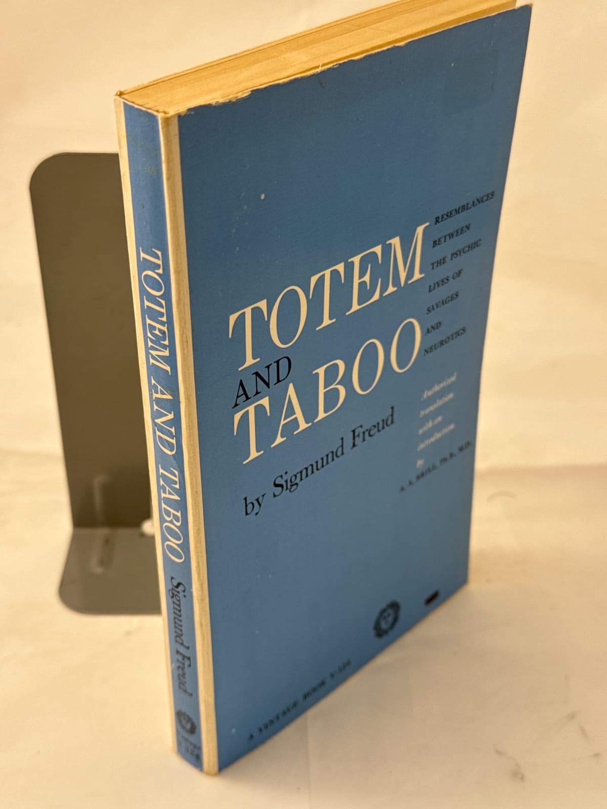 Totem and Taboo by Sigmund Freud - quarter view showing binding condition