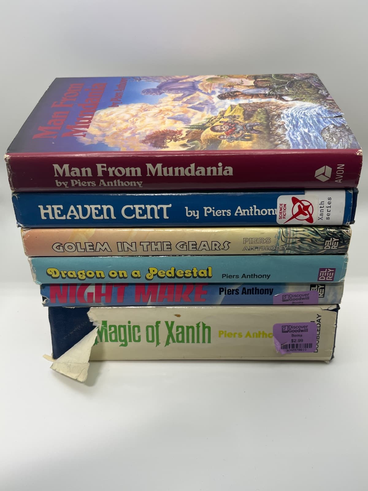 Piers Anthony MIXED LOT of 6 Xanth Series - SCIFI FANTASY  by Piers Anthony - front cover