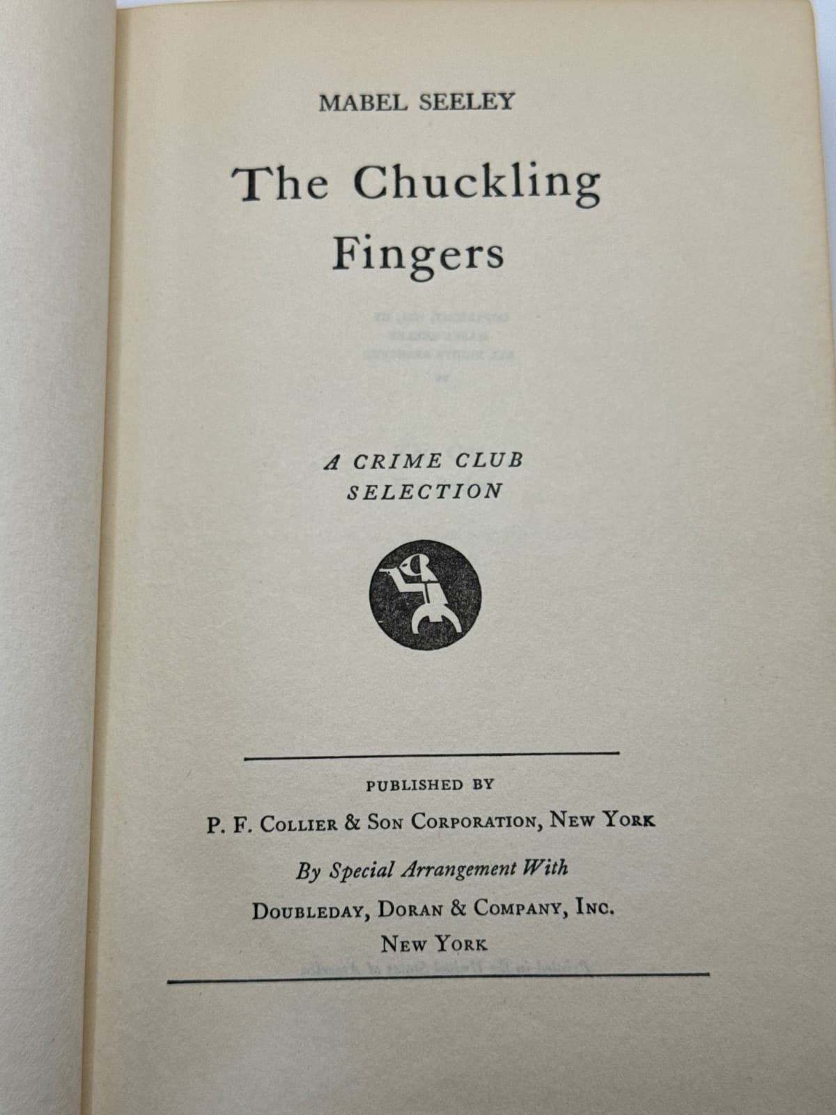 The Chuckling Fingers by Mabel Seeley - title page