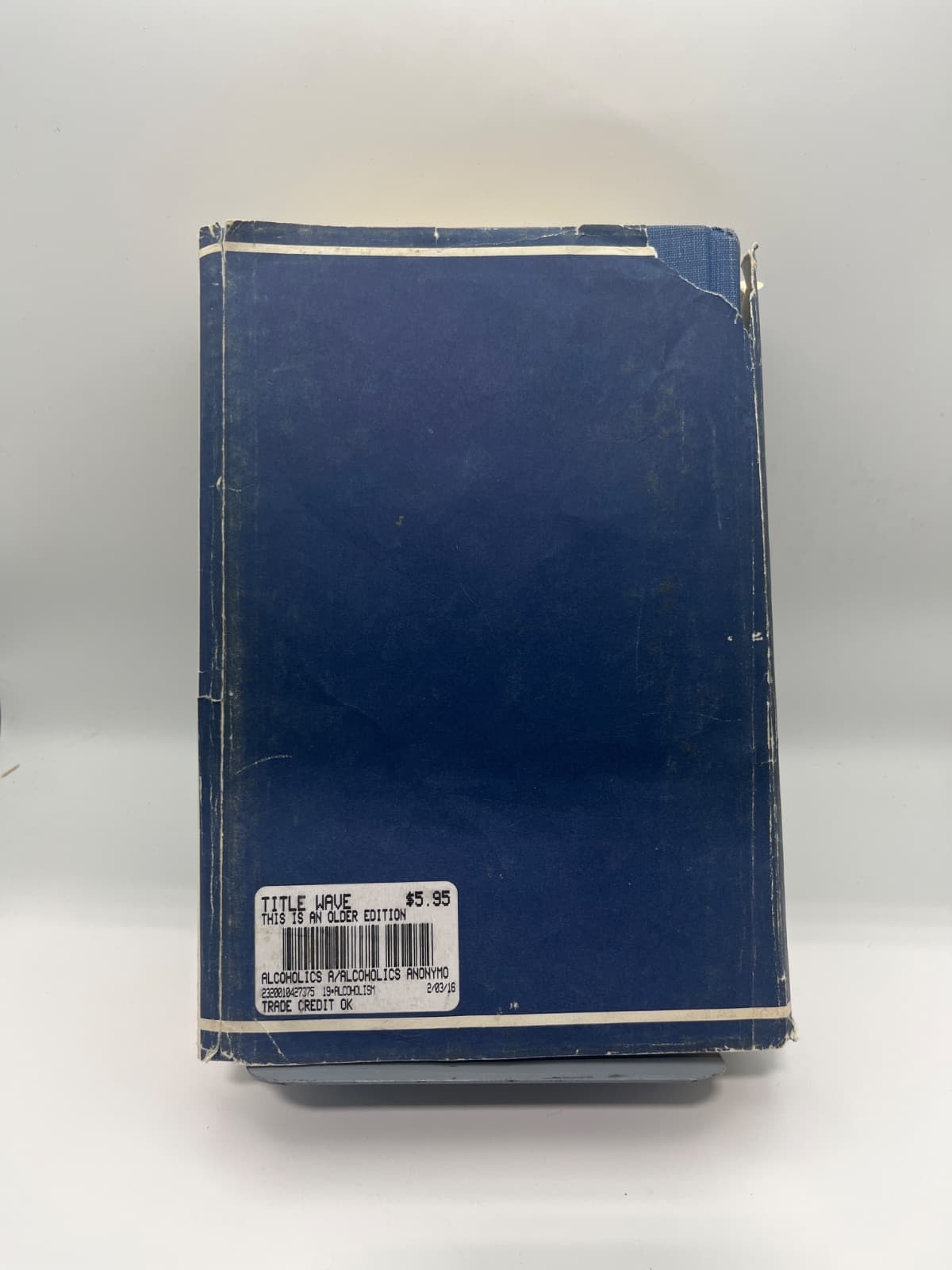 Alcoholics Anonymous - 3rd Edition(1990,36th Printing) - additional view