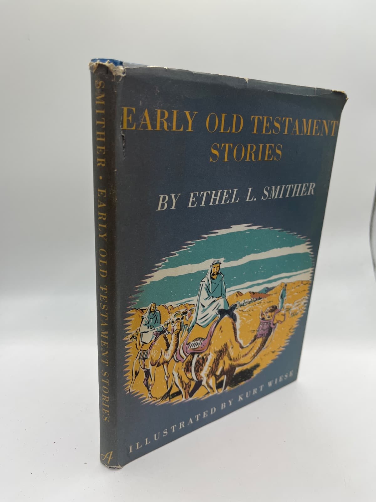Early Old Testament Stories by Ethel L. Smither - quarter view showing binding condition