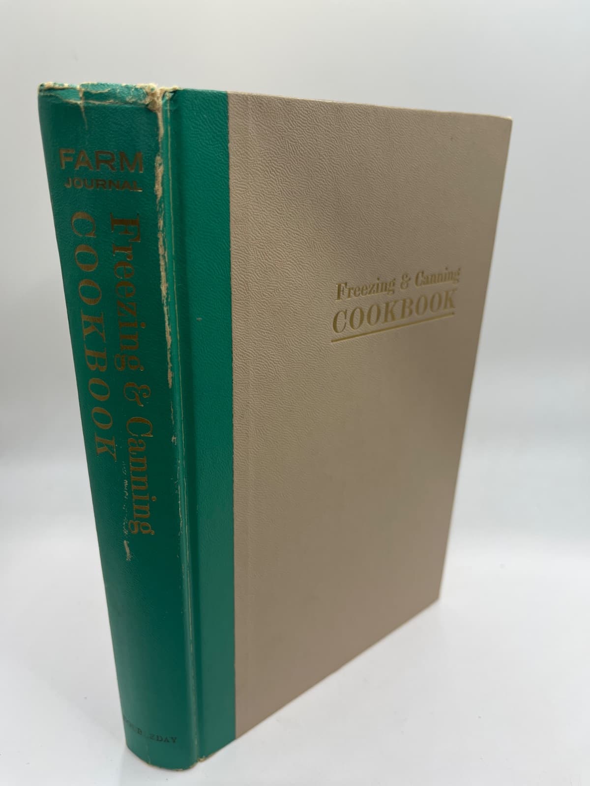 Freezing & Canning Cookbook by Edited by Nell B. Nichols - quarter view showing binding condition