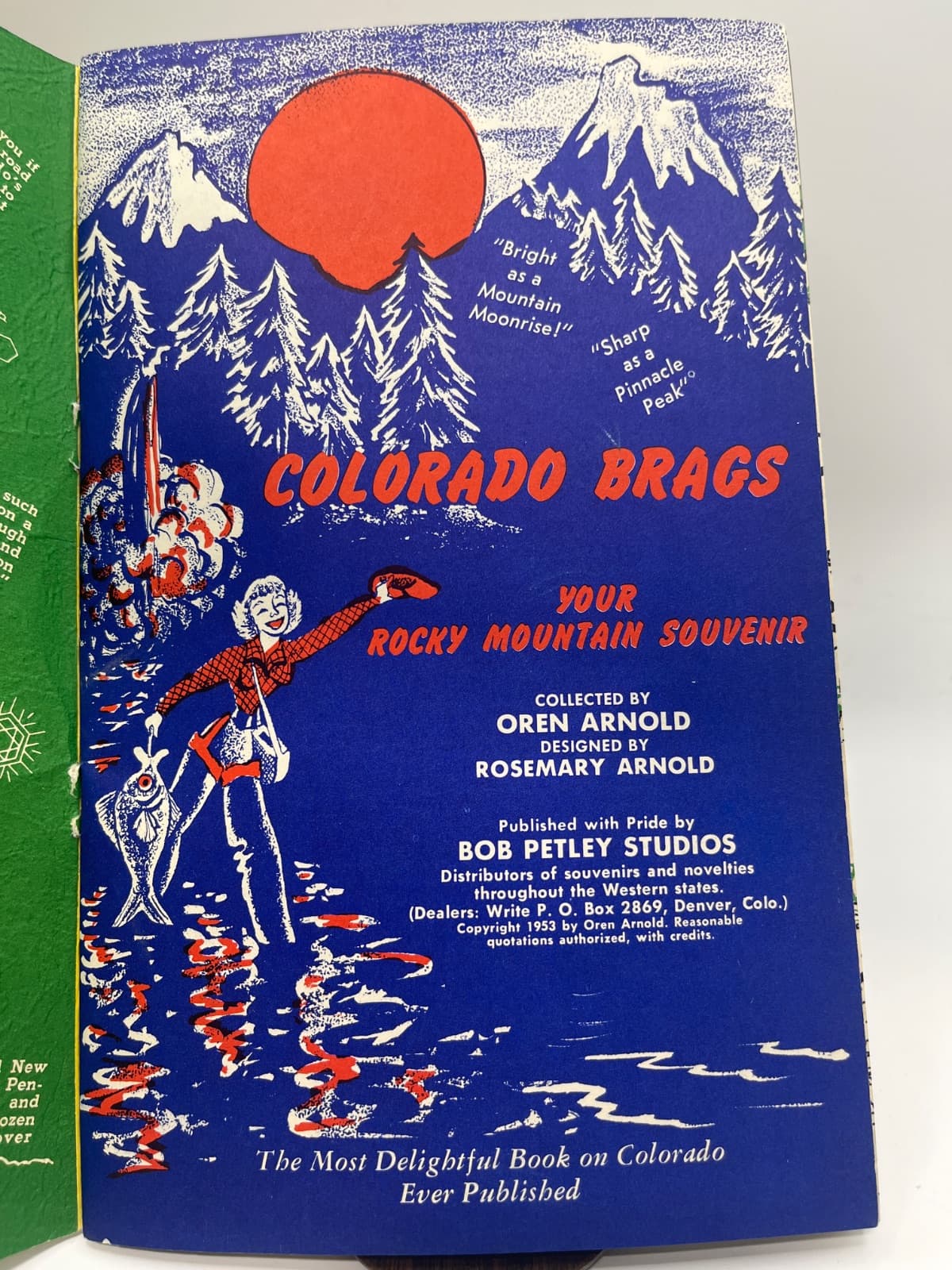 Colorado Brags by Oren Arnold - title page