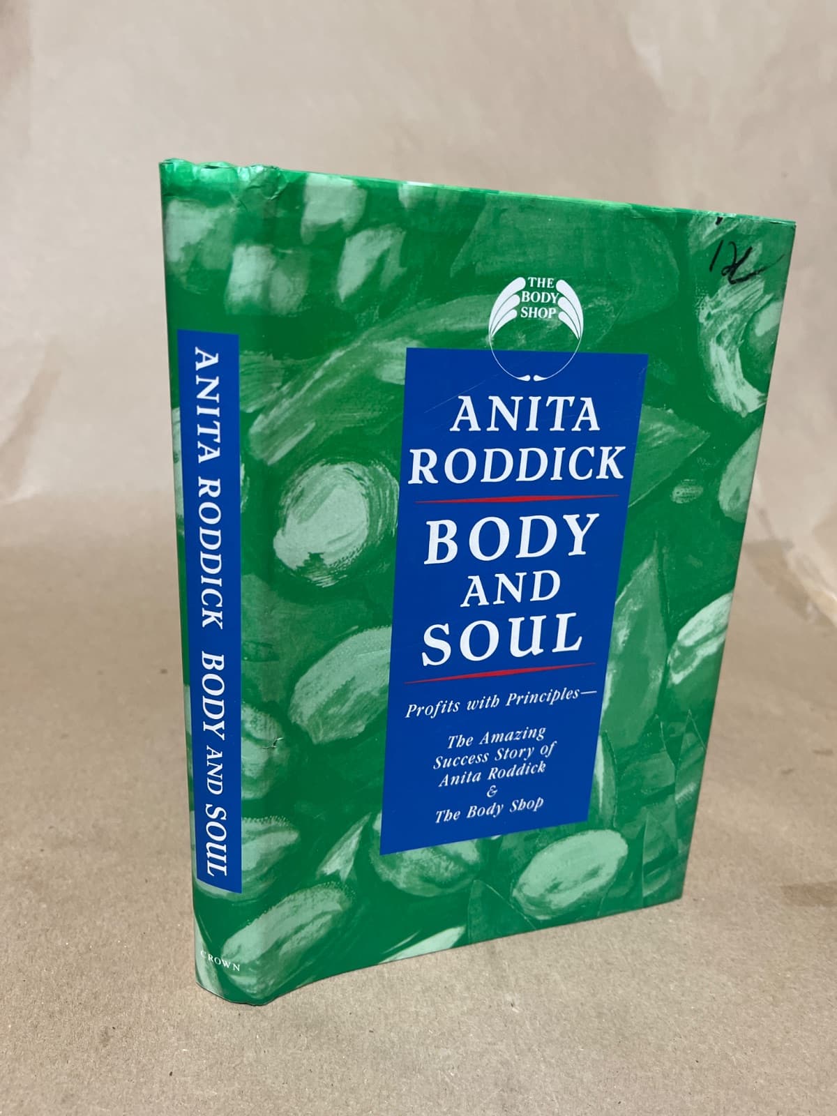 Body and Soul by Anita Roddick - quarter view showing binding condition