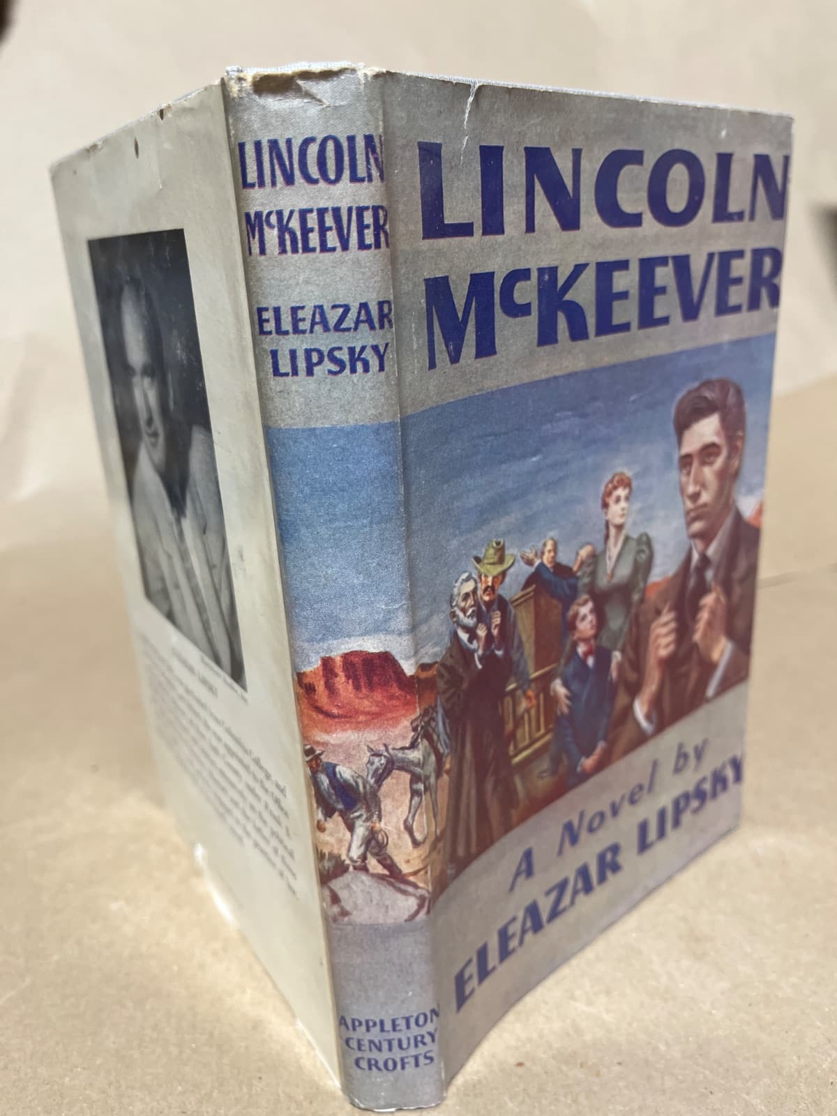 Lincoln McKeever by Eleazar Lipsky - quarter view showing binding condition
