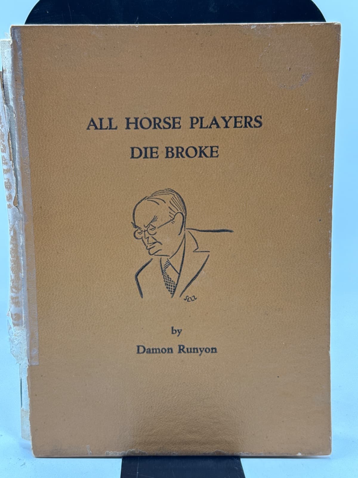 All Horse Players Die Broke by Damon Runyon - front cover