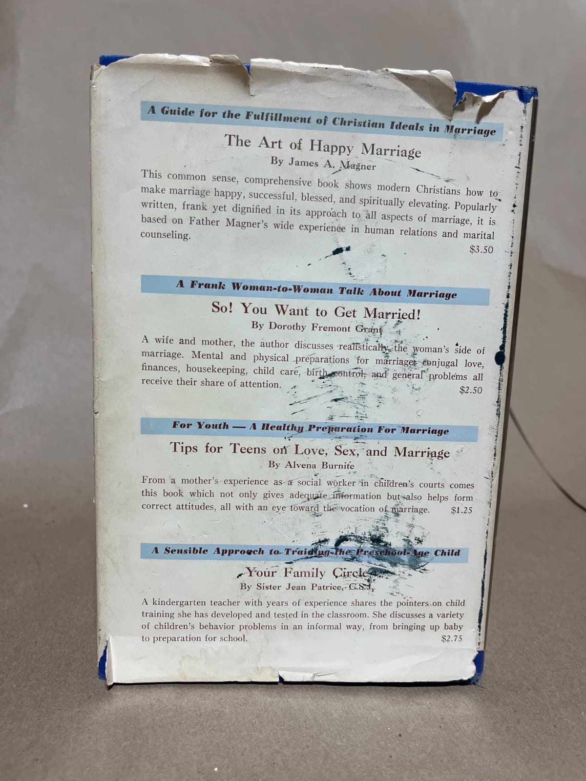 A Guide to Catholic Marriage by Clement Simon Mihanovich, Brother Gerald J. Schnepp, Rev. John L. Thomas - additional view