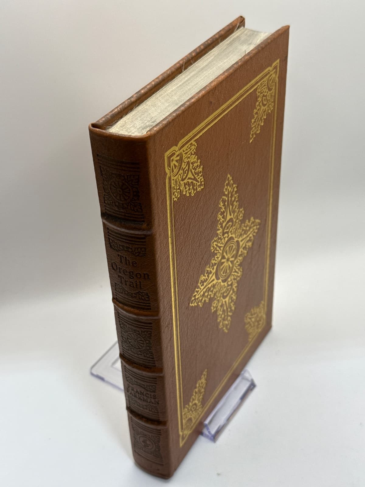 The Oregon Trail by Francis Parkman - quarter view showing binding condition