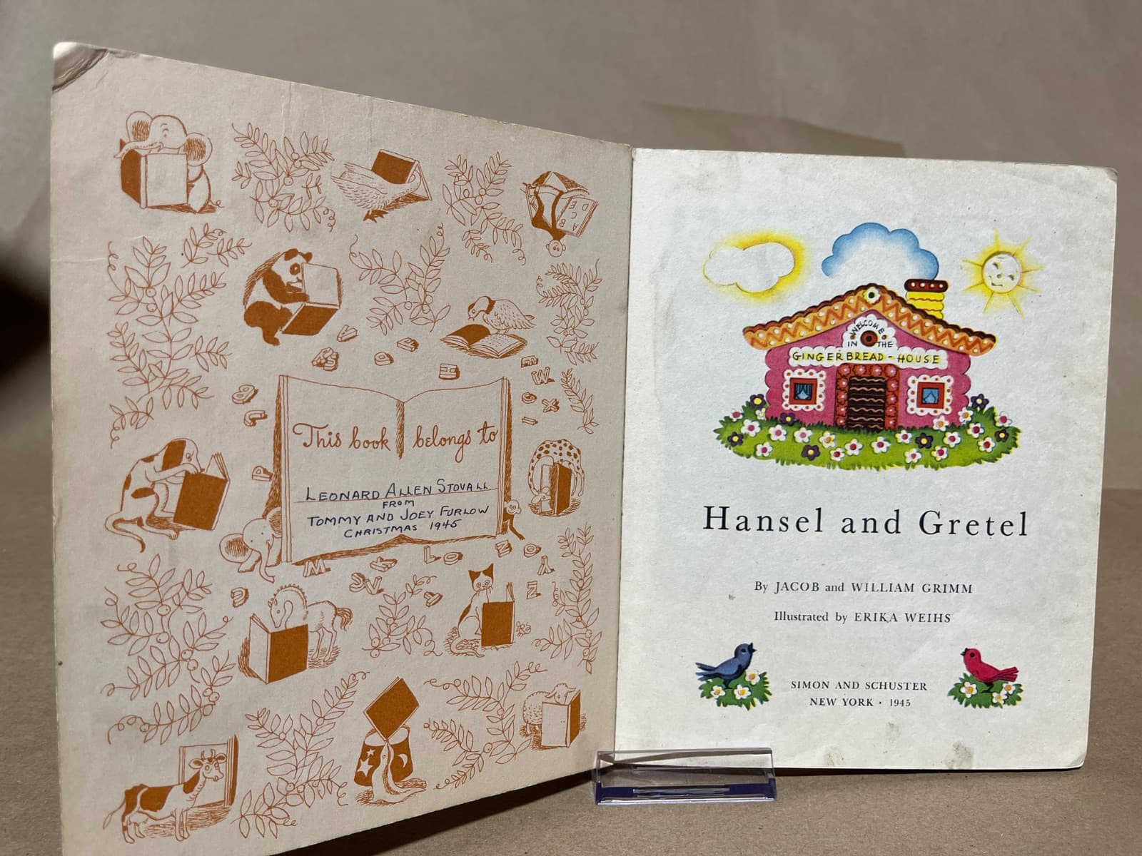 Hansel and Gretel by Jacob and William Grimm - title page