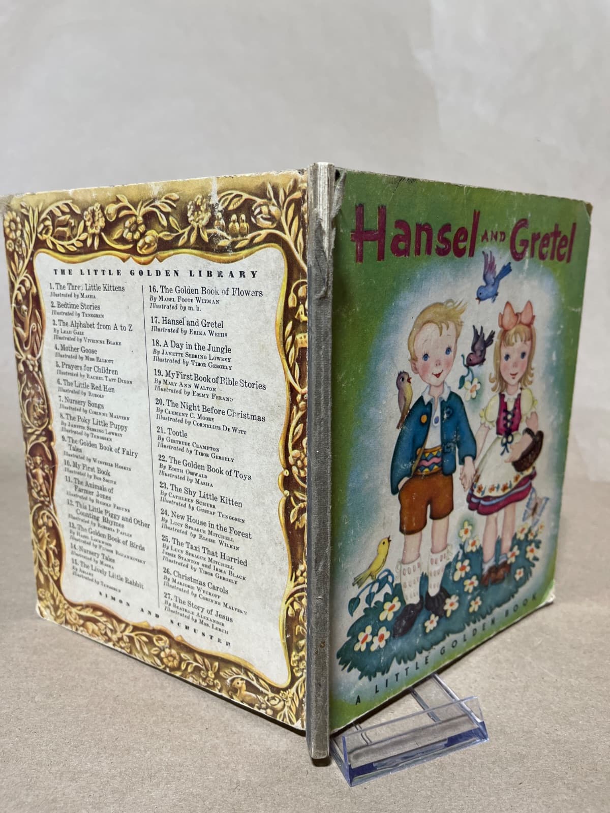 Hansel and Gretel by Jacob and William Grimm - quarter view showing binding condition